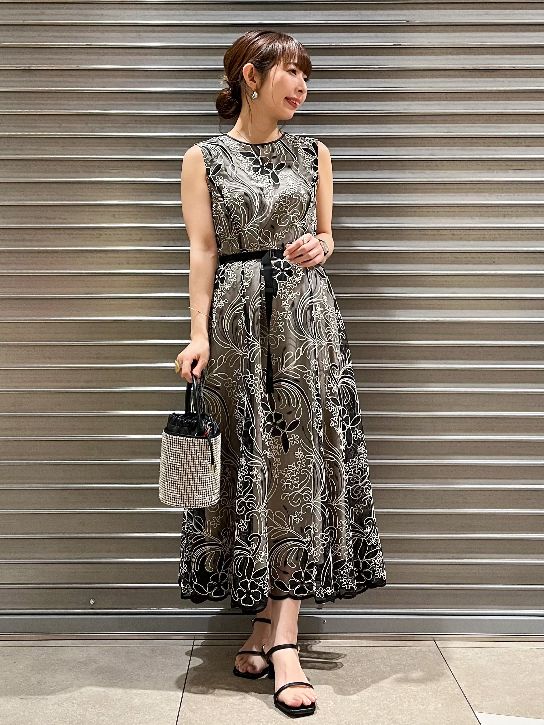 じゅんさんの「DRESSTERIOR｜シアーコードレース ドレス」を使ったコーディネート