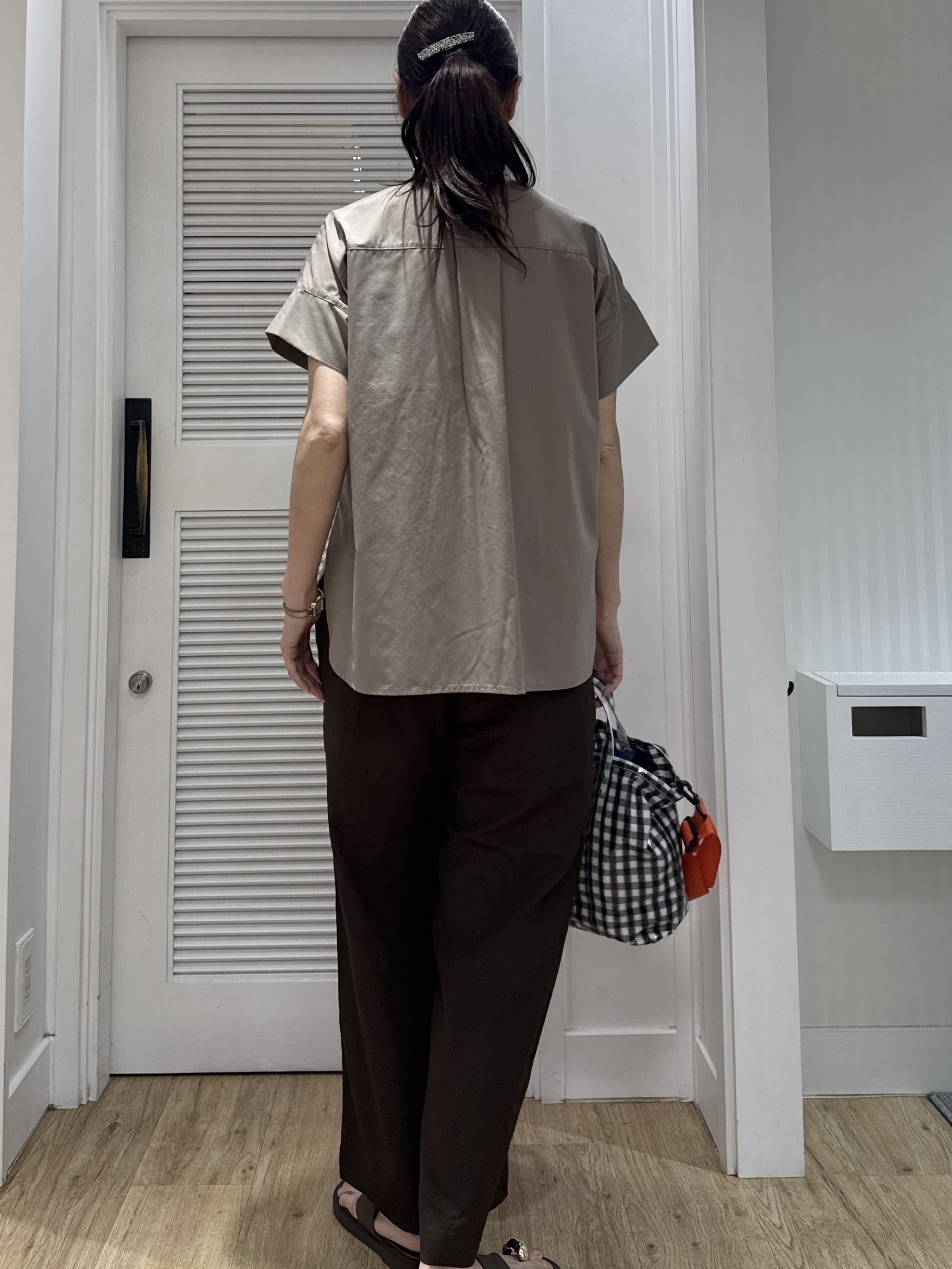 Junさんの「Dessin｜【マシンウォッシャブル】ダブルフリルブラウス」を使ったコーディネート