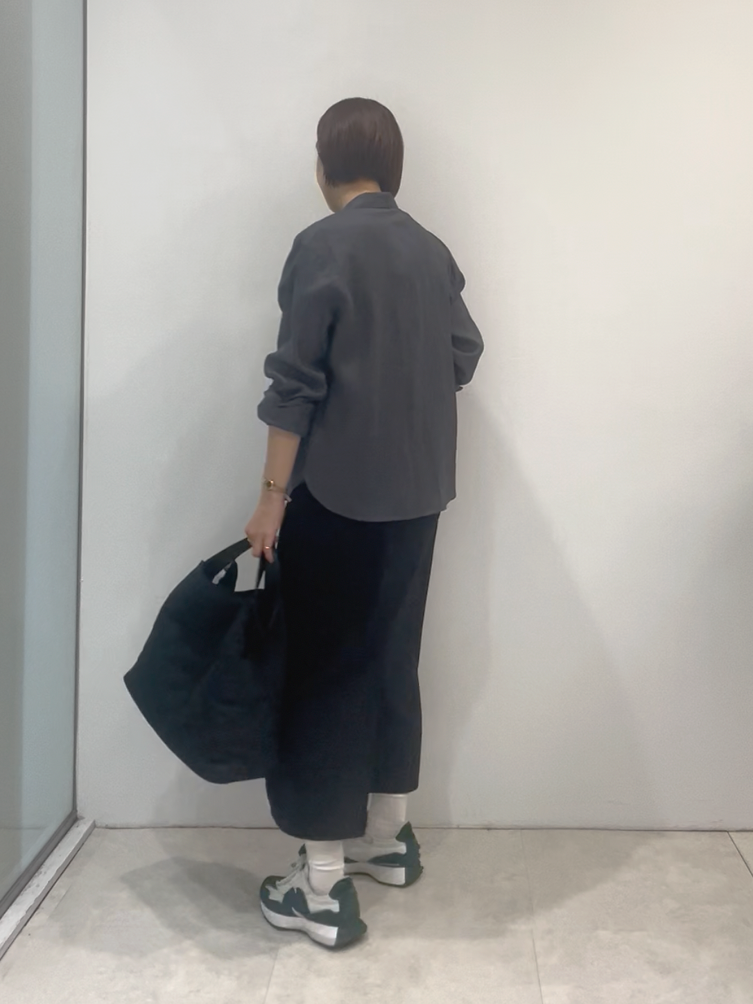 まどかさんの「UNTITLED｜【古畑星夏さん着用/接触冷感】ドライタッチシャツ」を使ったコーディネート
