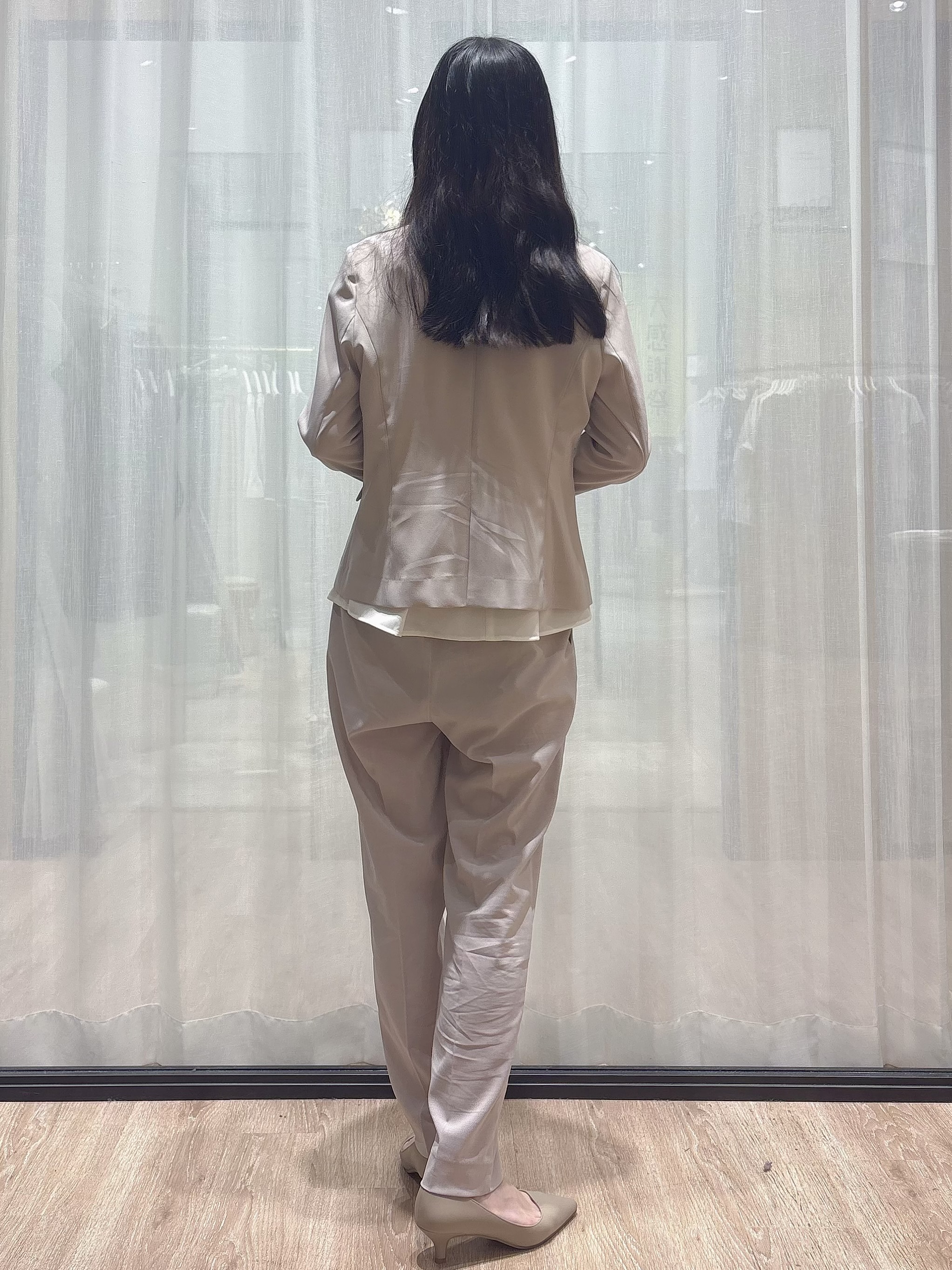 ぞうげさんの「OPAQUE.CLIP｜【接触冷感／吸水速乾】セットアップ対応ストレッチテーラードジャケット《イージーアイロン／洗濯機OK／」を使ったコーディネート