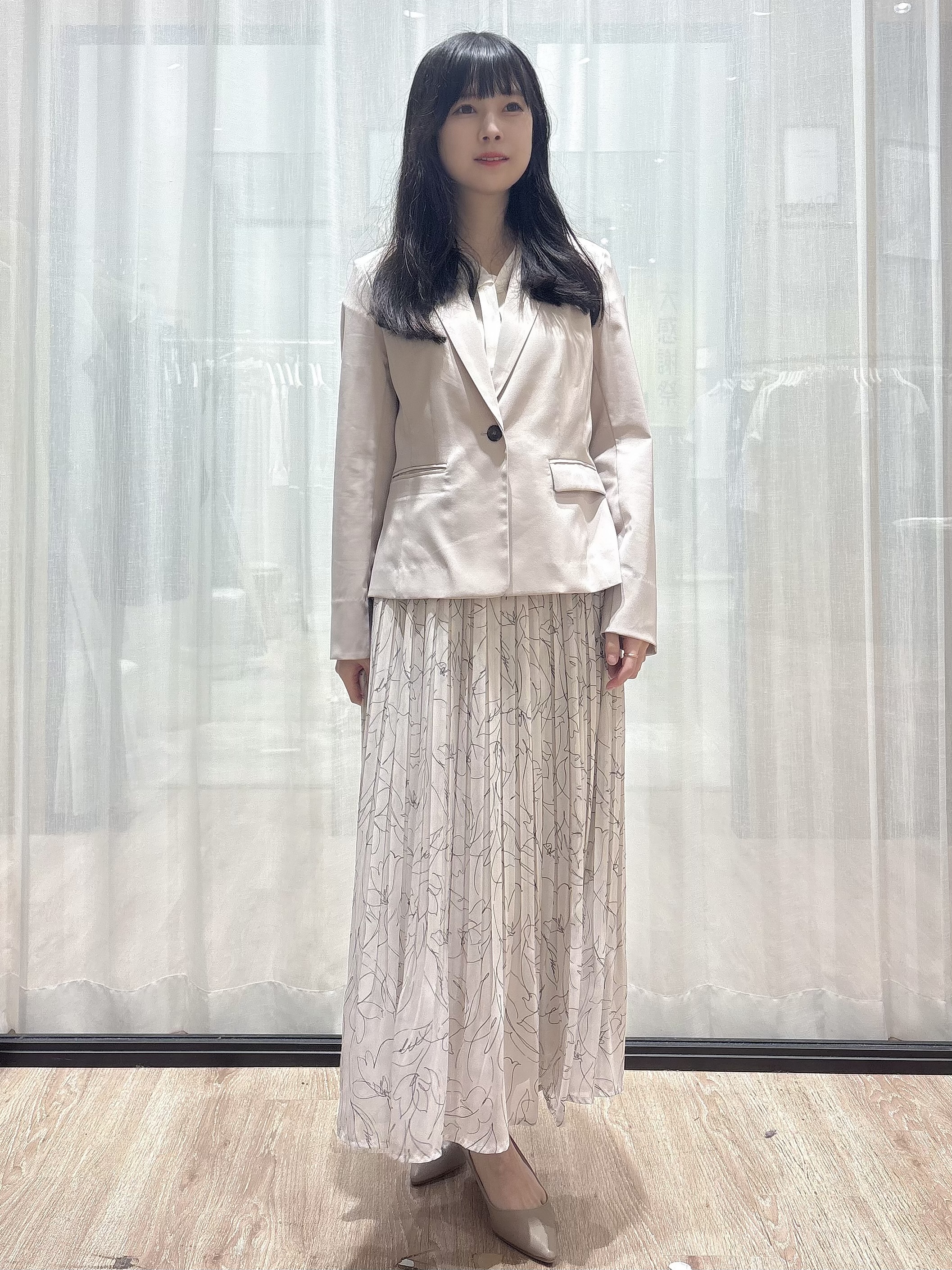 ぞうげさんの「OPAQUE.CLIP｜【接触冷感／吸水速乾】セットアップ対応ストレッチテーラードジャケット《イージーアイロン／洗濯機OK／」を使ったコーディネート