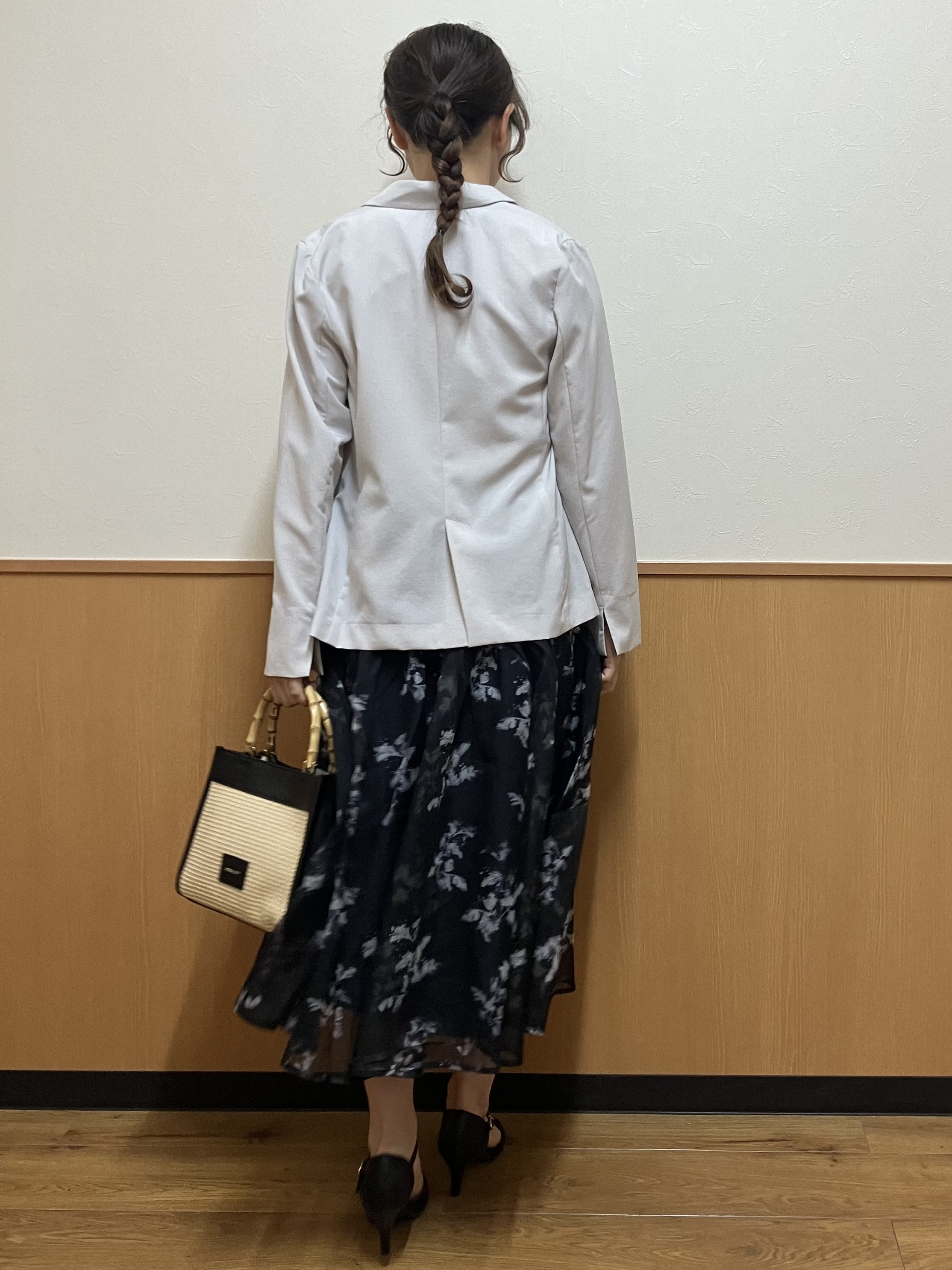 MAYUKIさんの「index｜《再入荷》ダブルブレストテーラードジャケット【接触冷感／吸水速乾／イージーアイロン／防シワ／洗濯機O」を使ったコーディネート