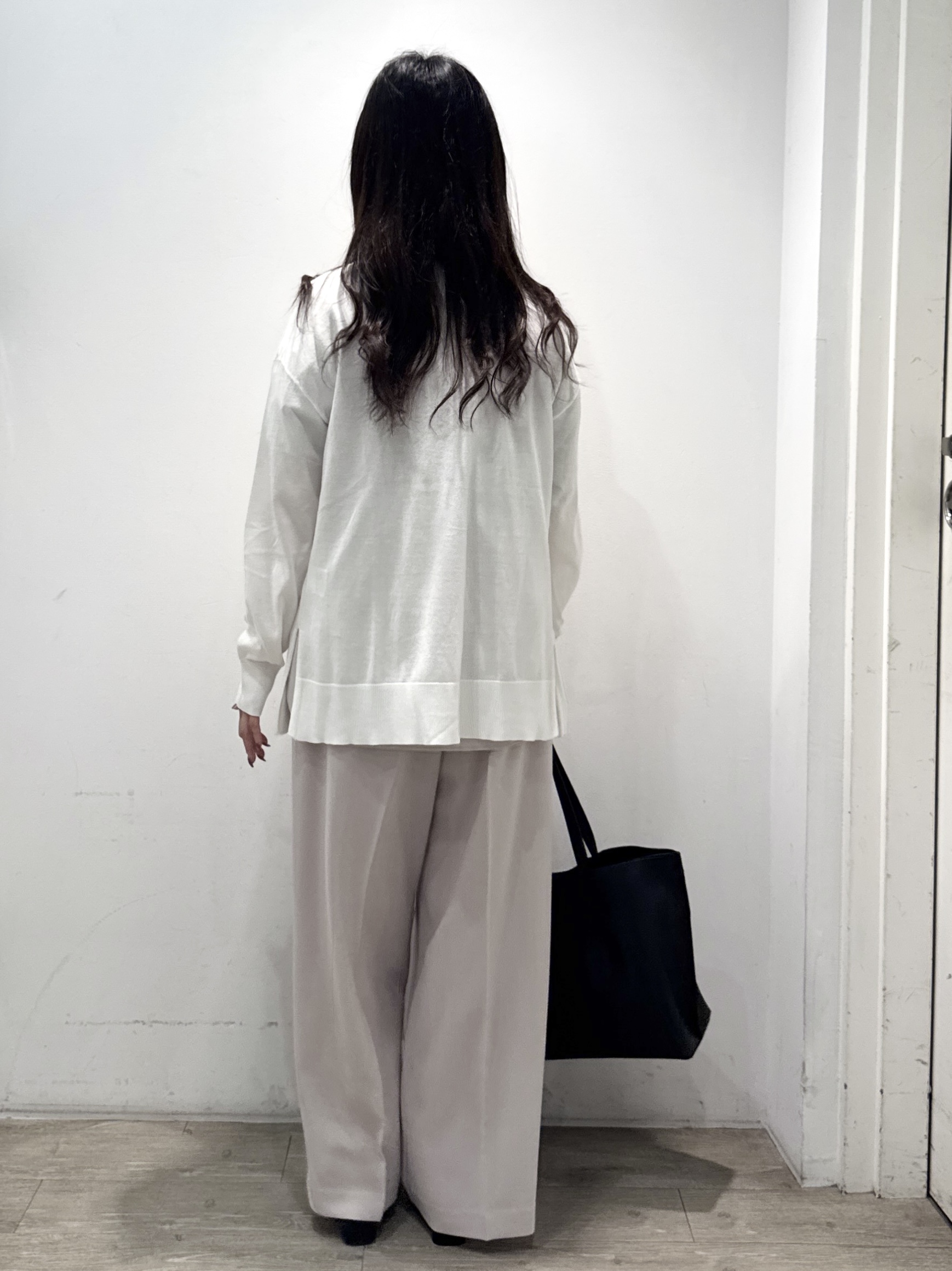 yuicciさんの「OPAQUE.CLIP｜【接触冷感】ニットカーディガン《洗濯機OK／抗ピリング》」を使ったコーディネート
