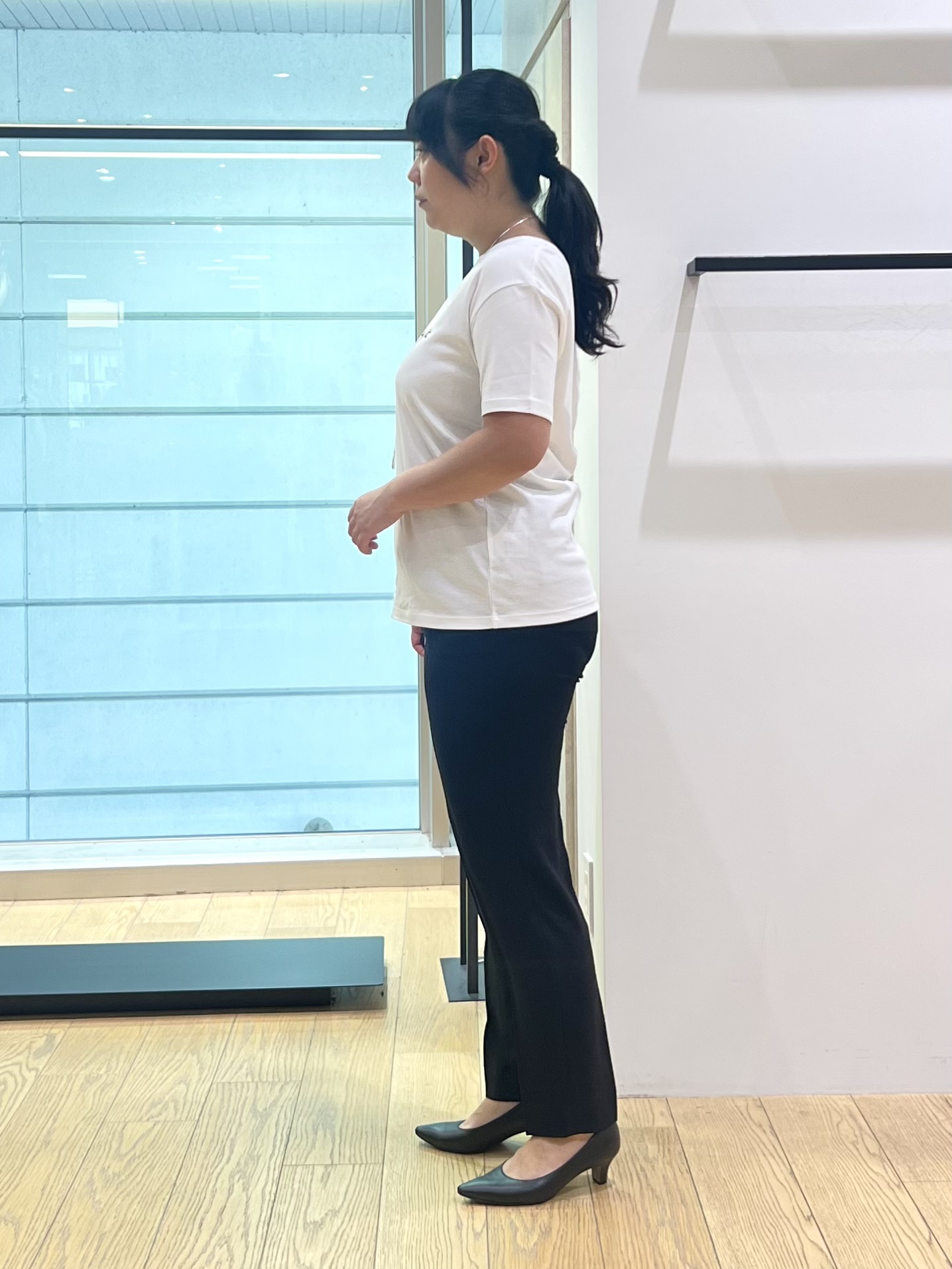 shimaさんの「INDIVI｜【接触冷感/洗える】シアーシャンブレーピンタックブラウス」を使ったコーディネート