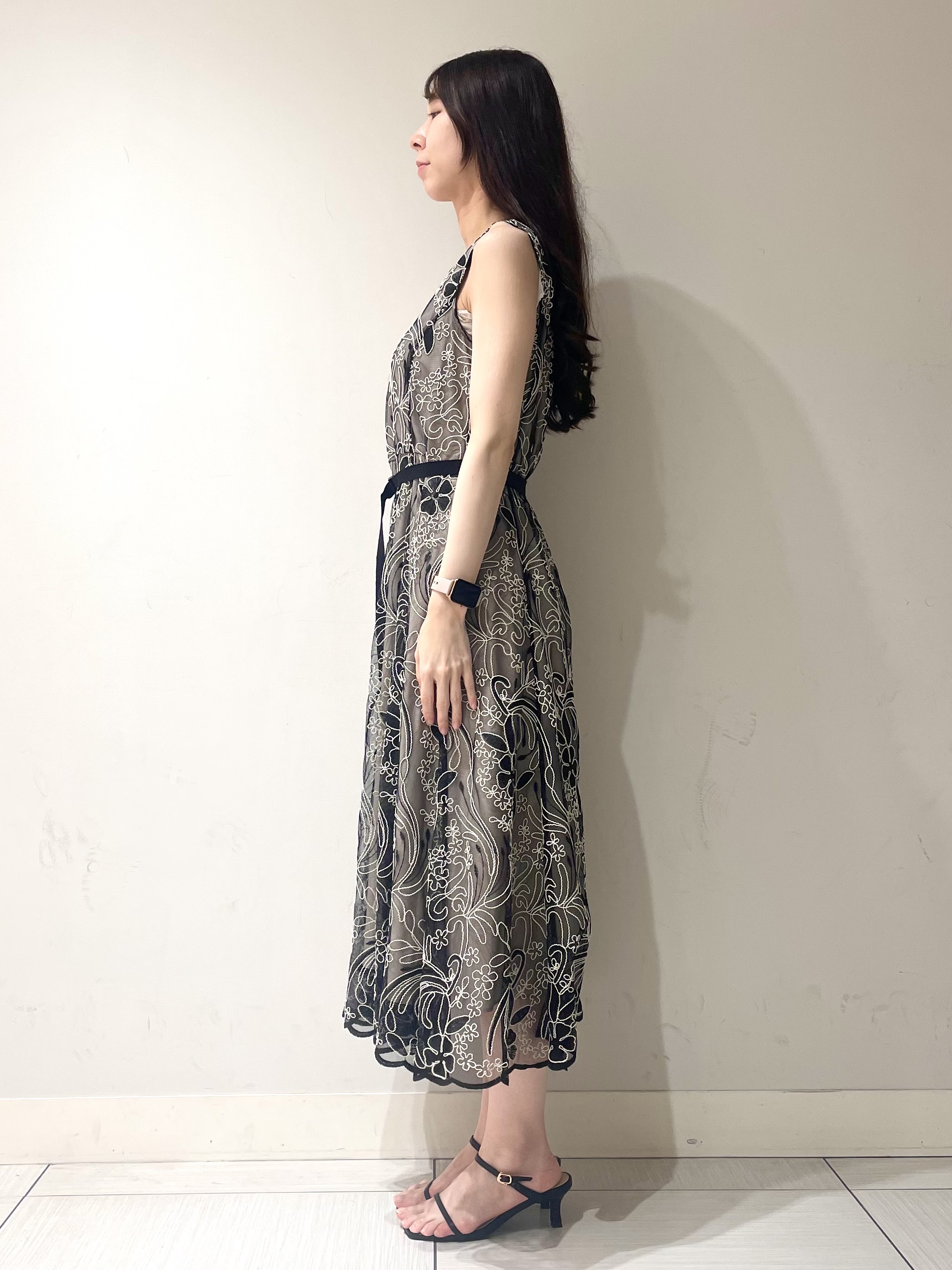 ことさんの「DRESSTERIOR｜シアーコードレース ドレス」を使ったコーディネート