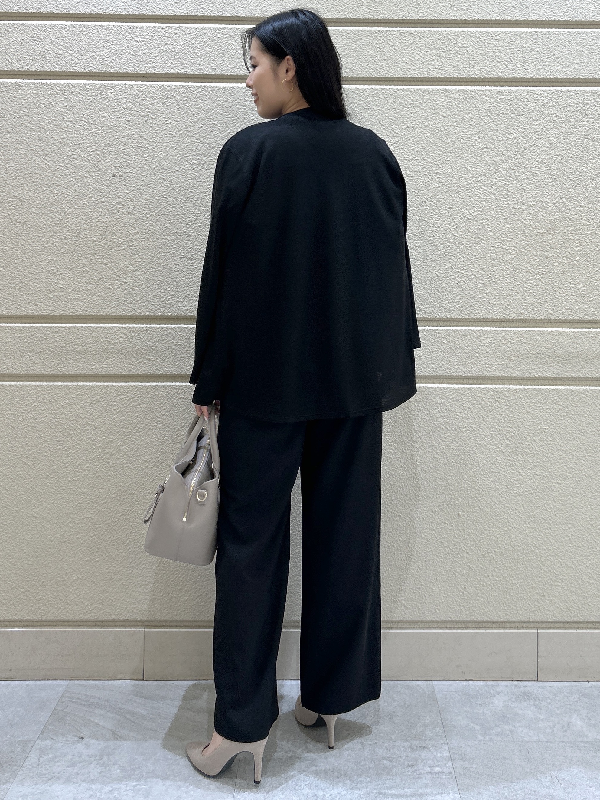 Momokaさんの「COUP DE CHANCE｜【洗える】着流しカーディガン」を使ったコーディネート