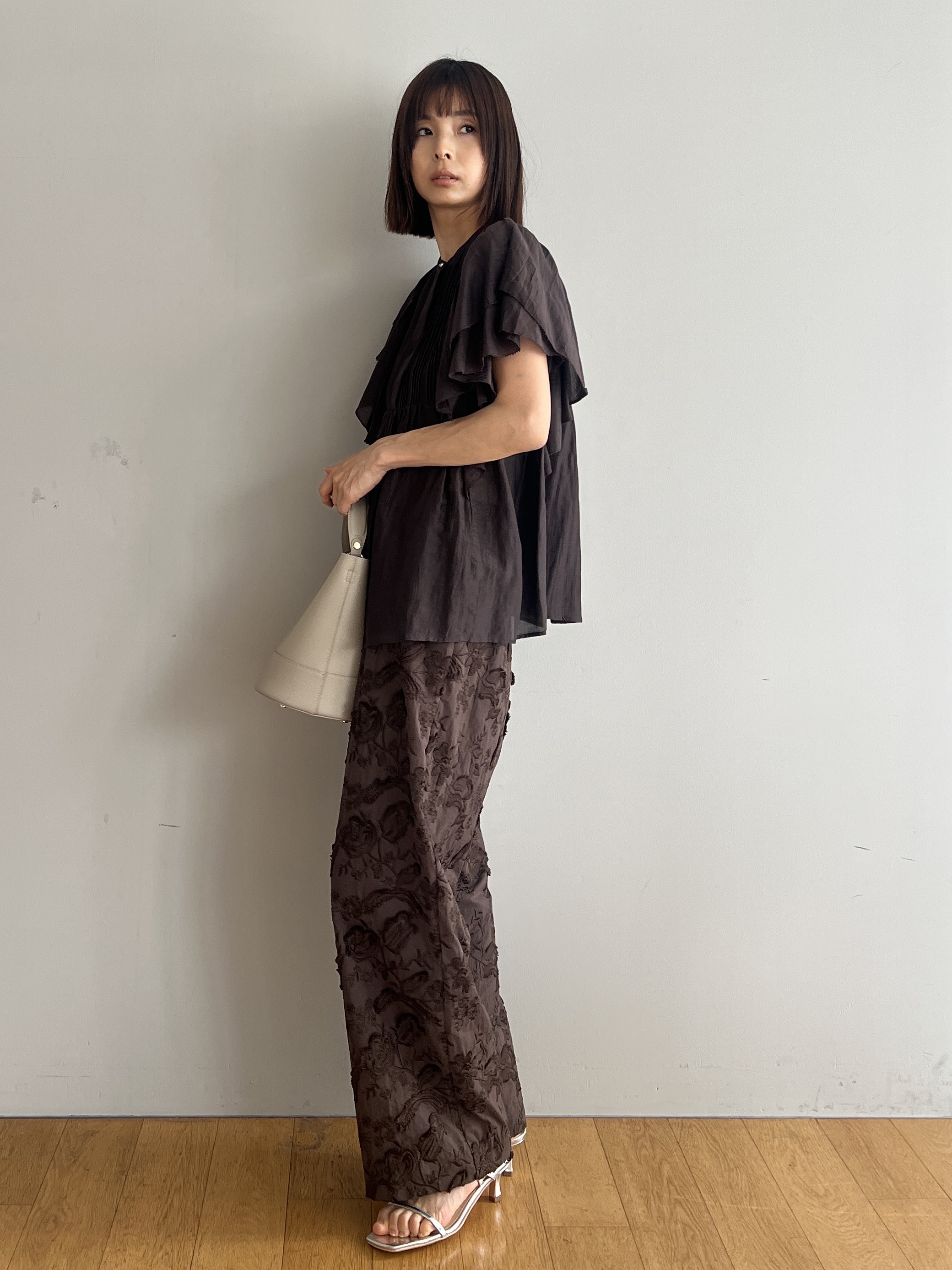 misaさんの「DRESSTERIOR｜【otonaMUSE5月号掲載】スキニーベルトサンダル」を使ったコーディネート