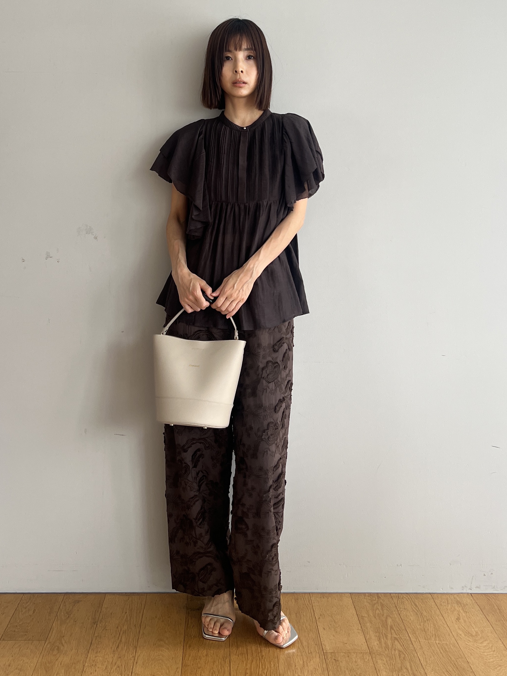 misaさんの「DRESSTERIOR｜【otonaMUSE5月号掲載】スキニーベルトサンダル」を使ったコーディネート