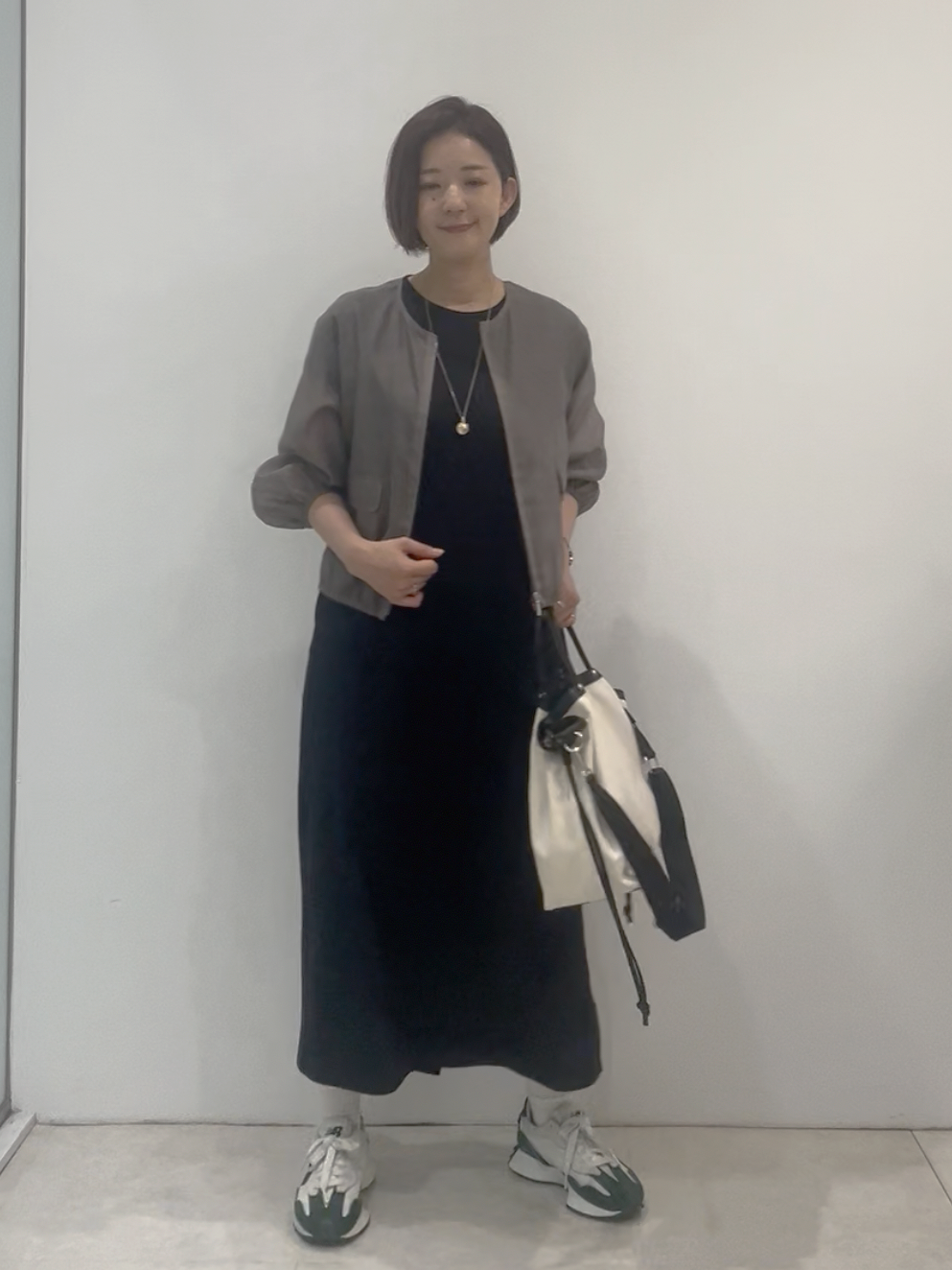 まどかさんの「UNTITLED｜【手洗い可/軽量】シアーブルゾン」を使ったコーディネート