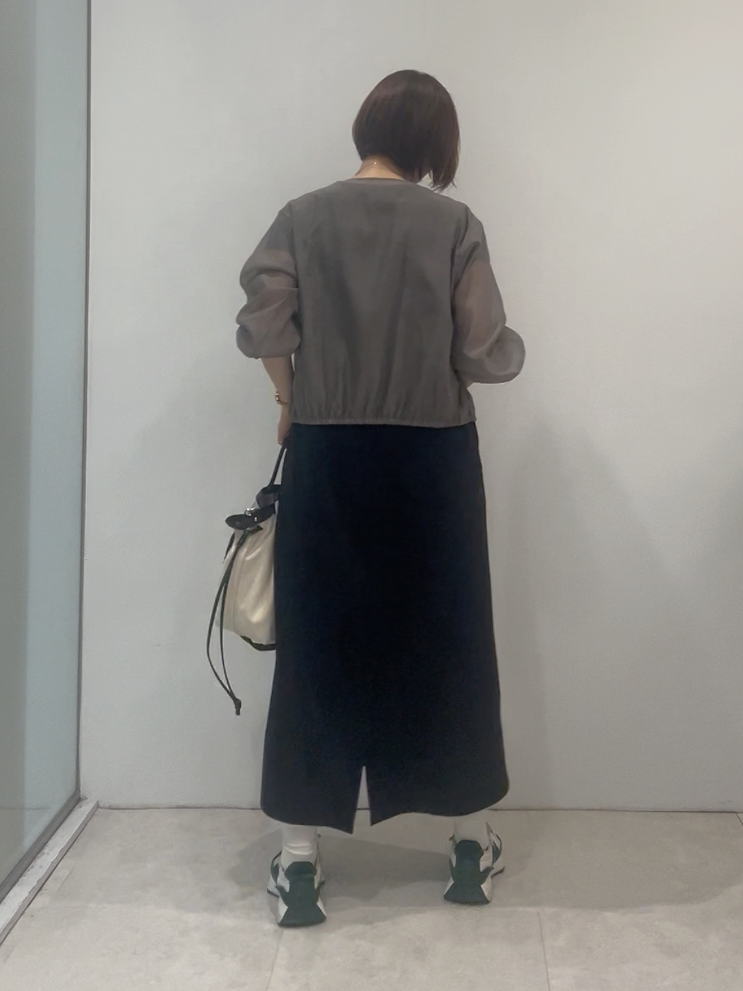 まどかさんの「UNTITLED｜【手洗い可/軽量】シアーブルゾン」を使ったコーディネート