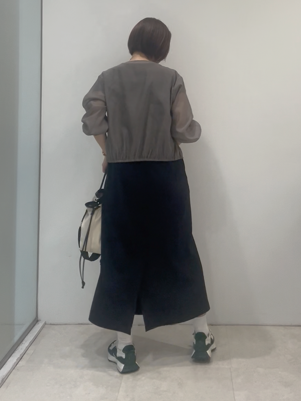 まどかさんの「UNTITLED｜【手洗い可/軽量】シアーブルゾン」を使ったコーディネート