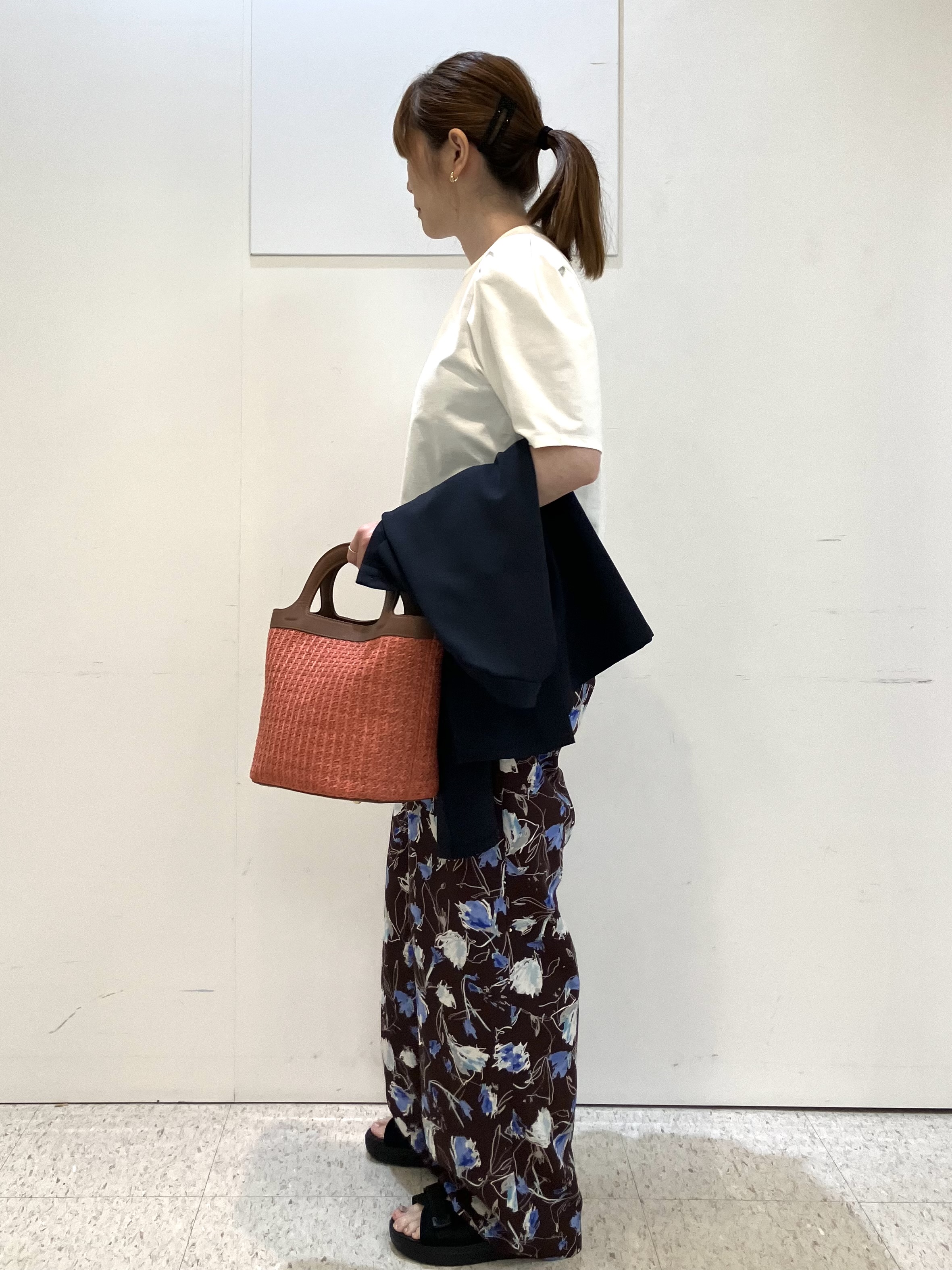 kozuさんの「Reflect｜リネンライクスタンドネックジレ」を使ったコーディネート