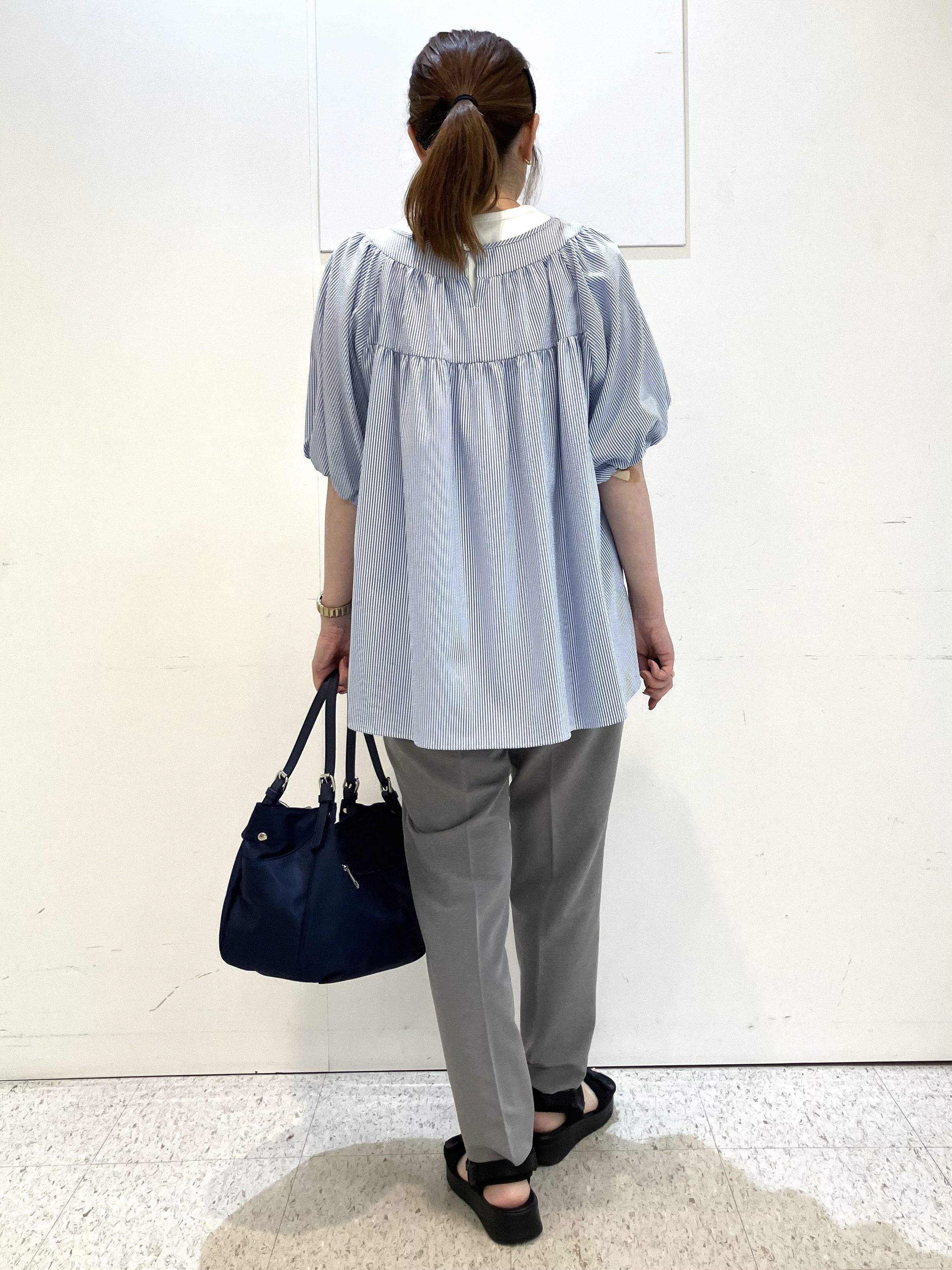 kozuさんの「Reflect｜ギャザーデザインブラウス」を使ったコーディネート