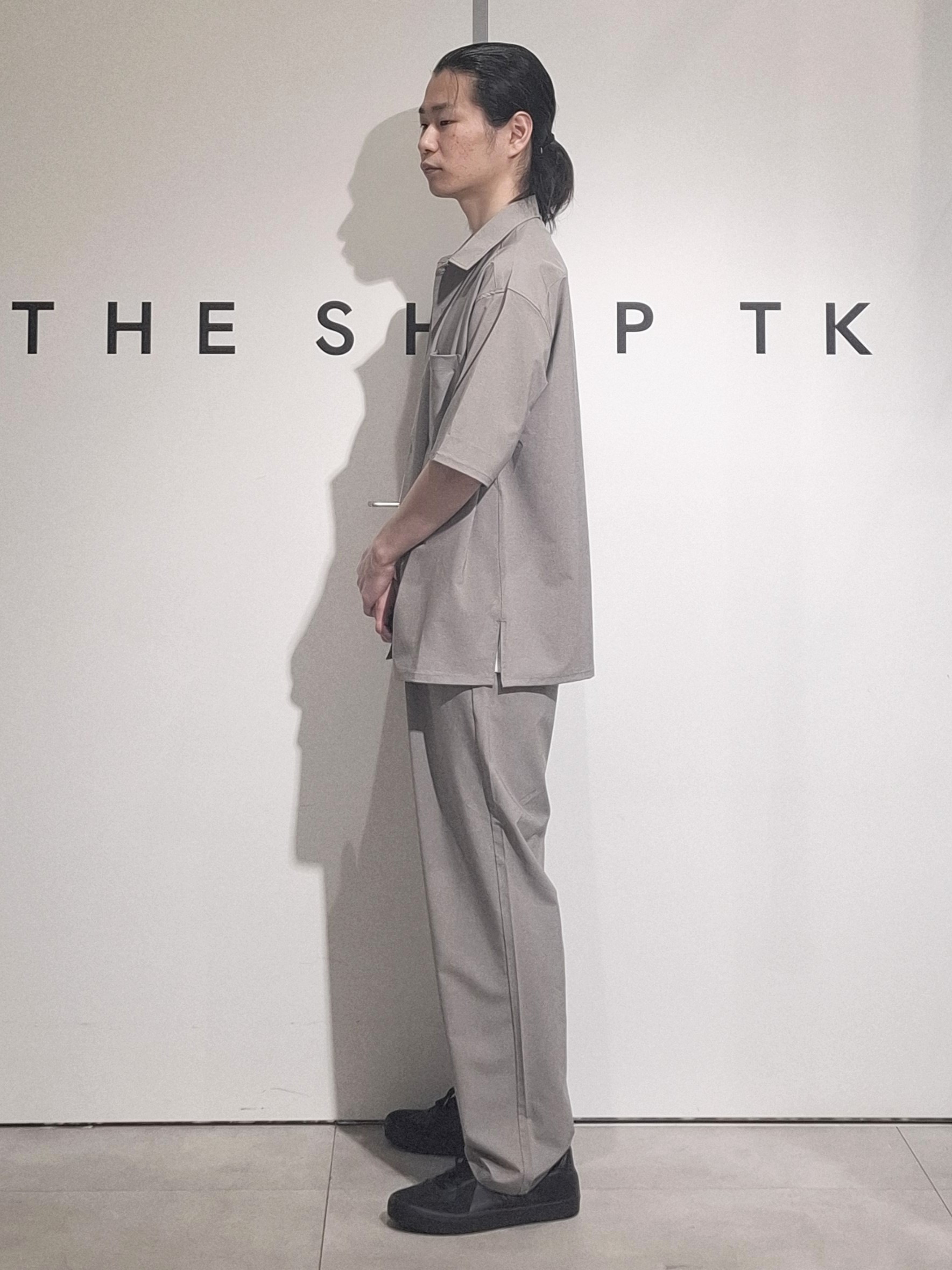 葵さんの「THE SHOP TK｜クールウェザー 半袖シャツ 接触冷感／洗濯機OK／セットアップ可」を使ったコーディネート