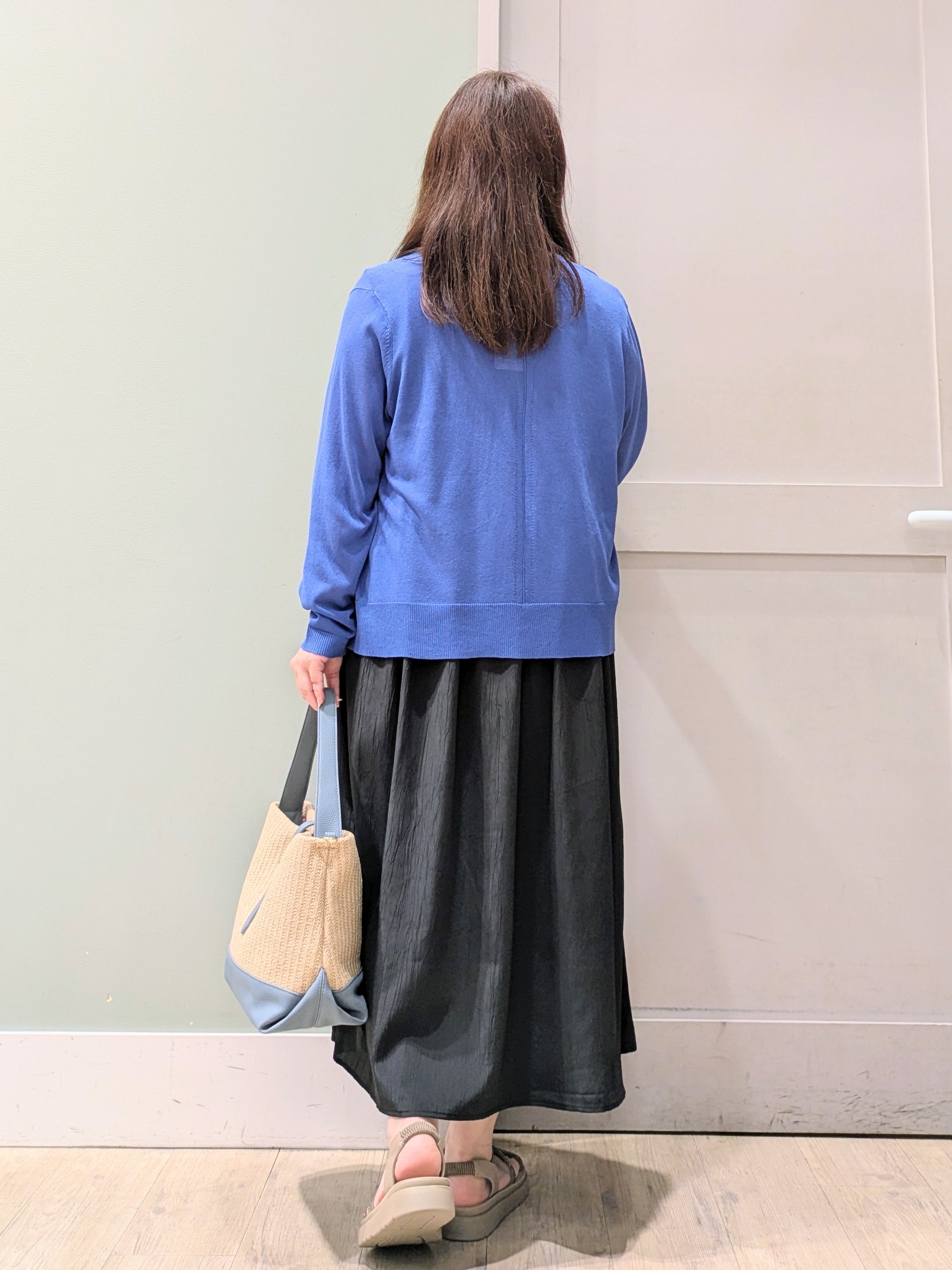 チグ♪さんの「grove｜高評価！【接触冷感／UVカットetc】ベーシックショートカーディガン」を使ったコーディネート