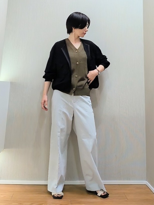 ミズタさんの「UNTITLED｜【古畑星夏さん着用/洗える】シアーブルゾン」を使ったコーディネート