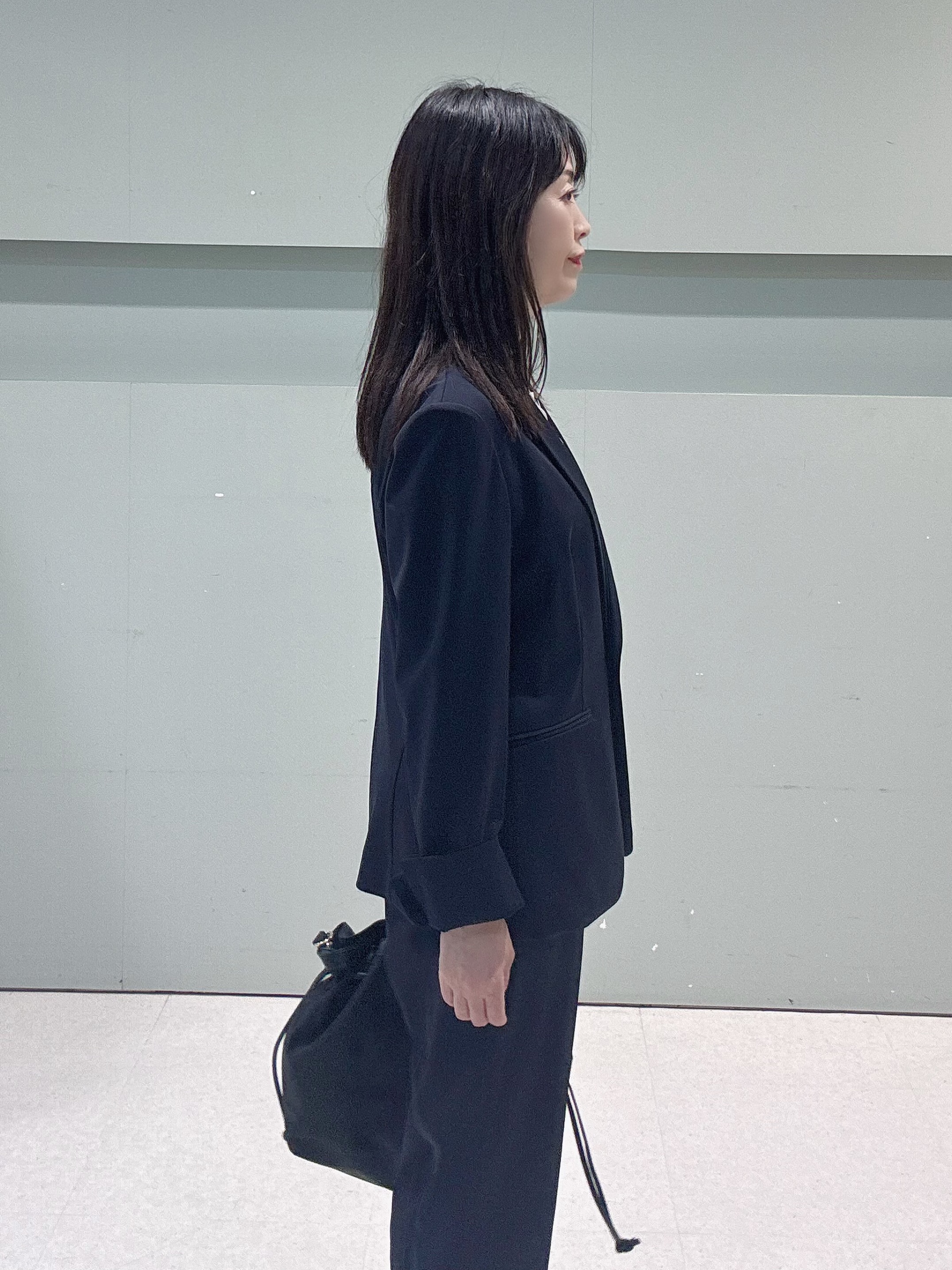 makiさんの「UNTITLED｜【UV/接触冷感/スーツ】ジャージテーラードジャケット」を使ったコーディネート