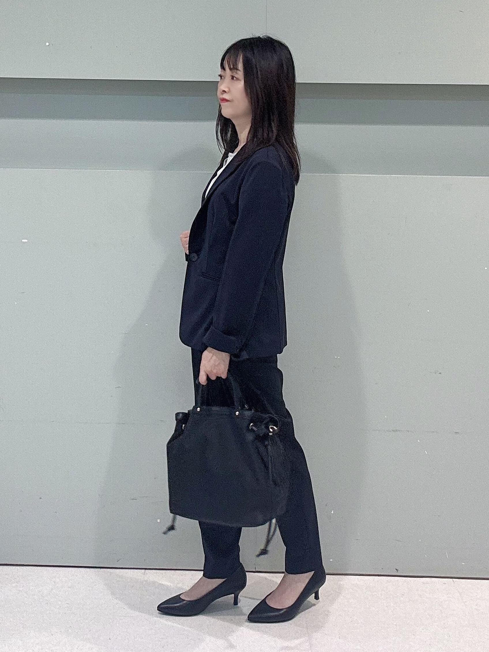 makiさんの「UNTITLED｜【UV/接触冷感/スーツ】ジャージテーラードジャケット」を使ったコーディネート