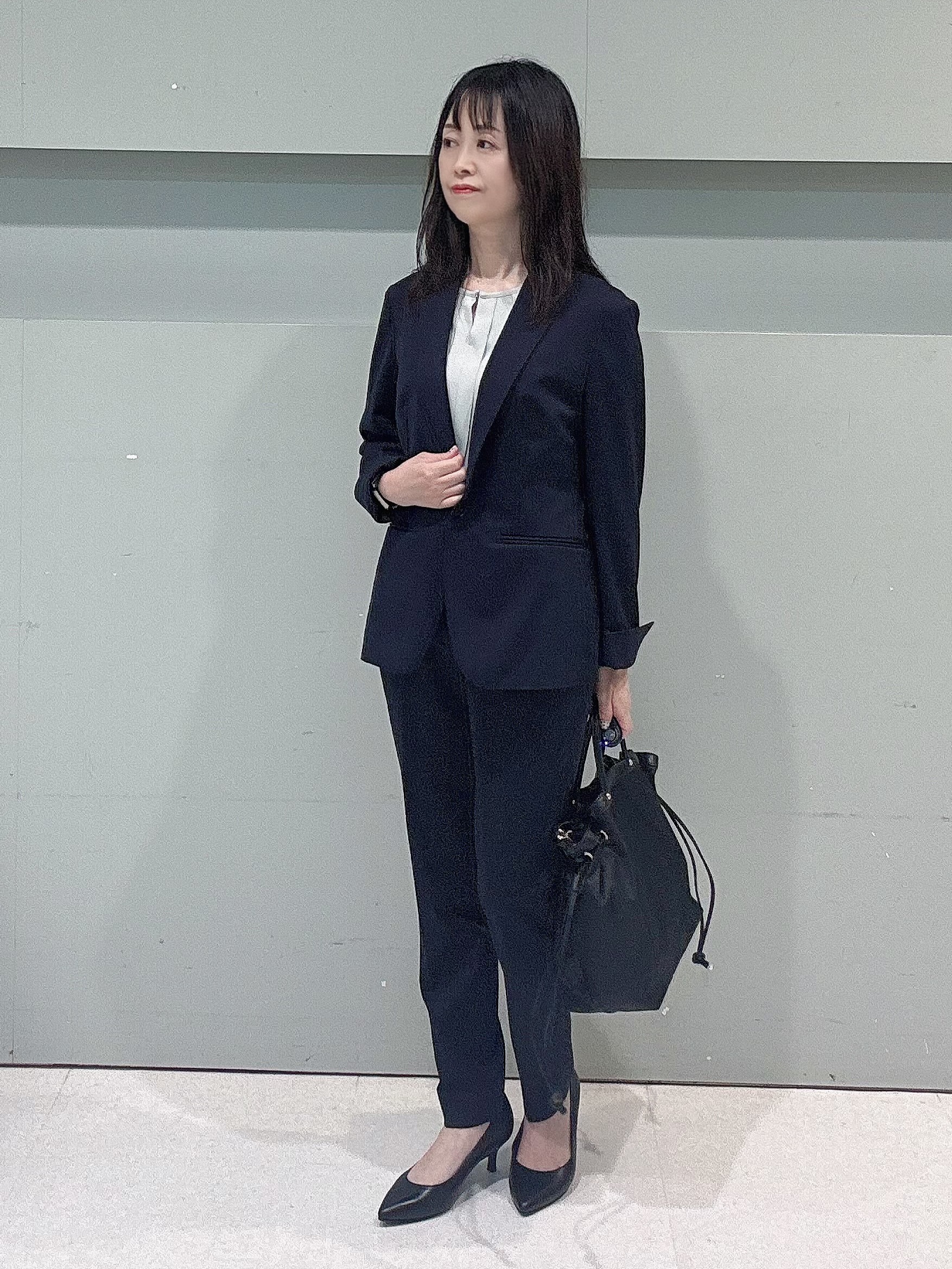 makiさんの「UNTITLED｜【UV/接触冷感/スーツ】ジャージテーラードジャケット」を使ったコーディネート