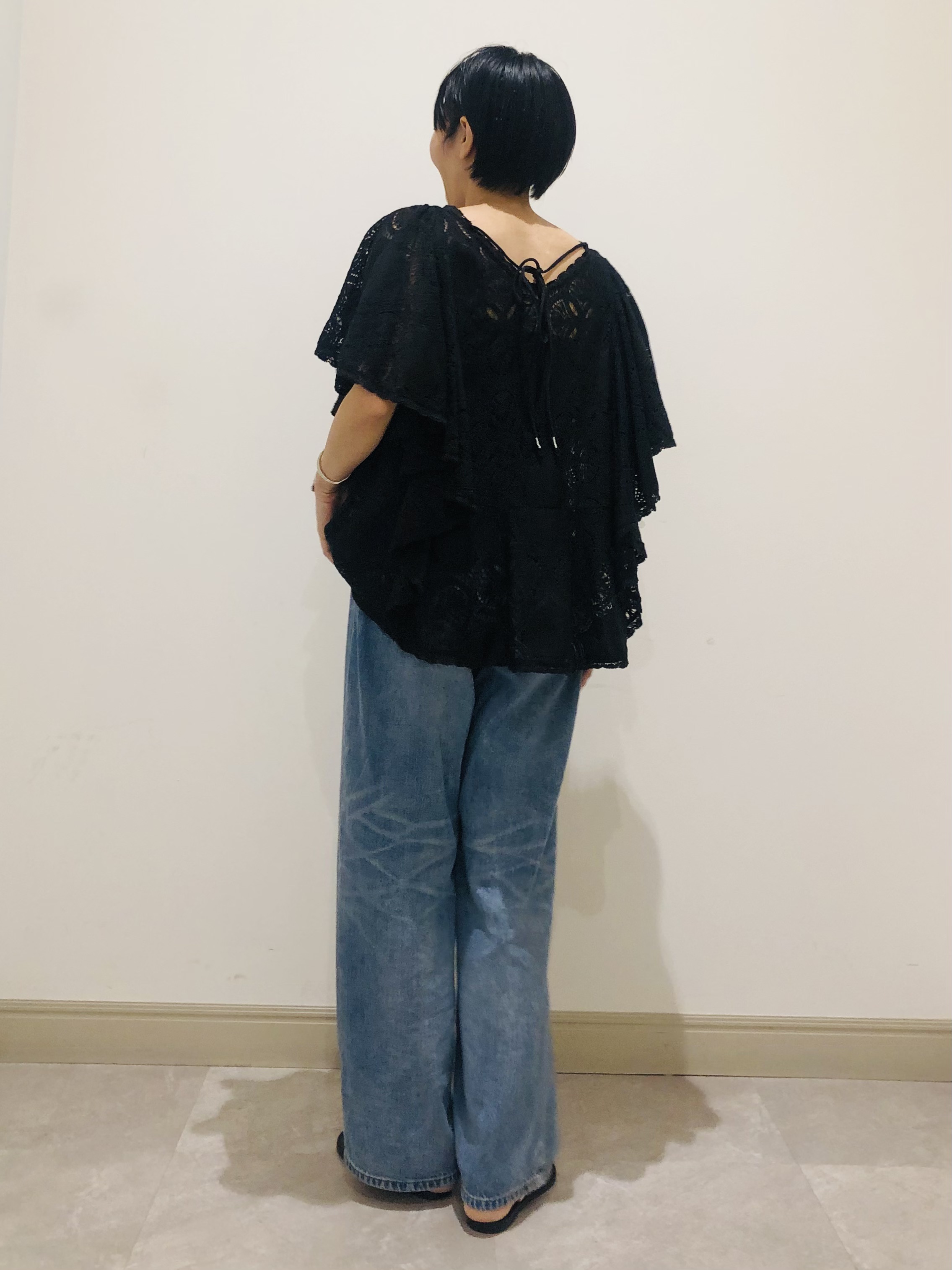 OGATAさんの「DRESSTERIOR｜ラッセルレース ブラウス」を使ったコーディネート