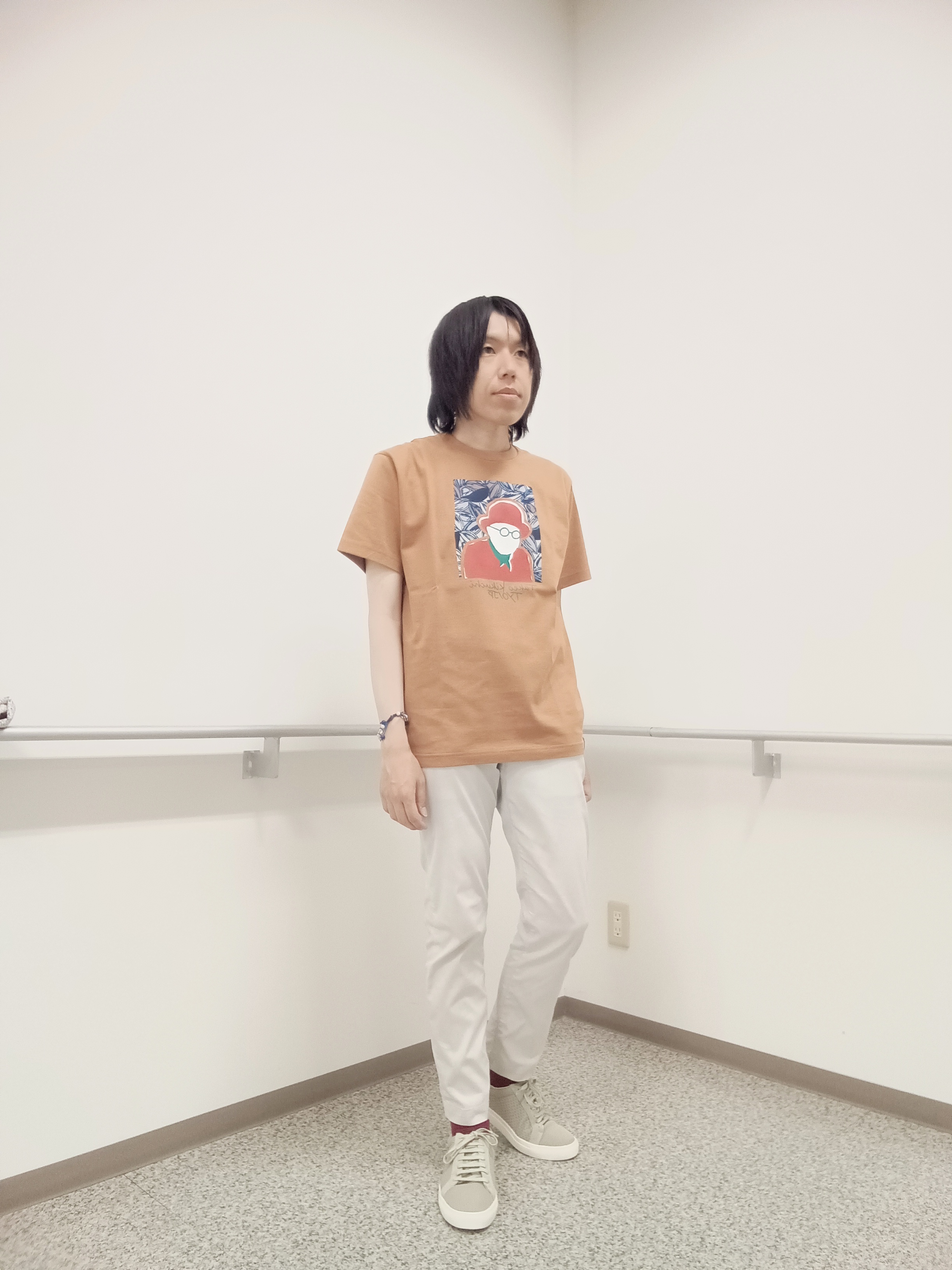 moritaさんの「TAKEO KIKUCHI｜リップル小花シャツ」を使ったコーディネート