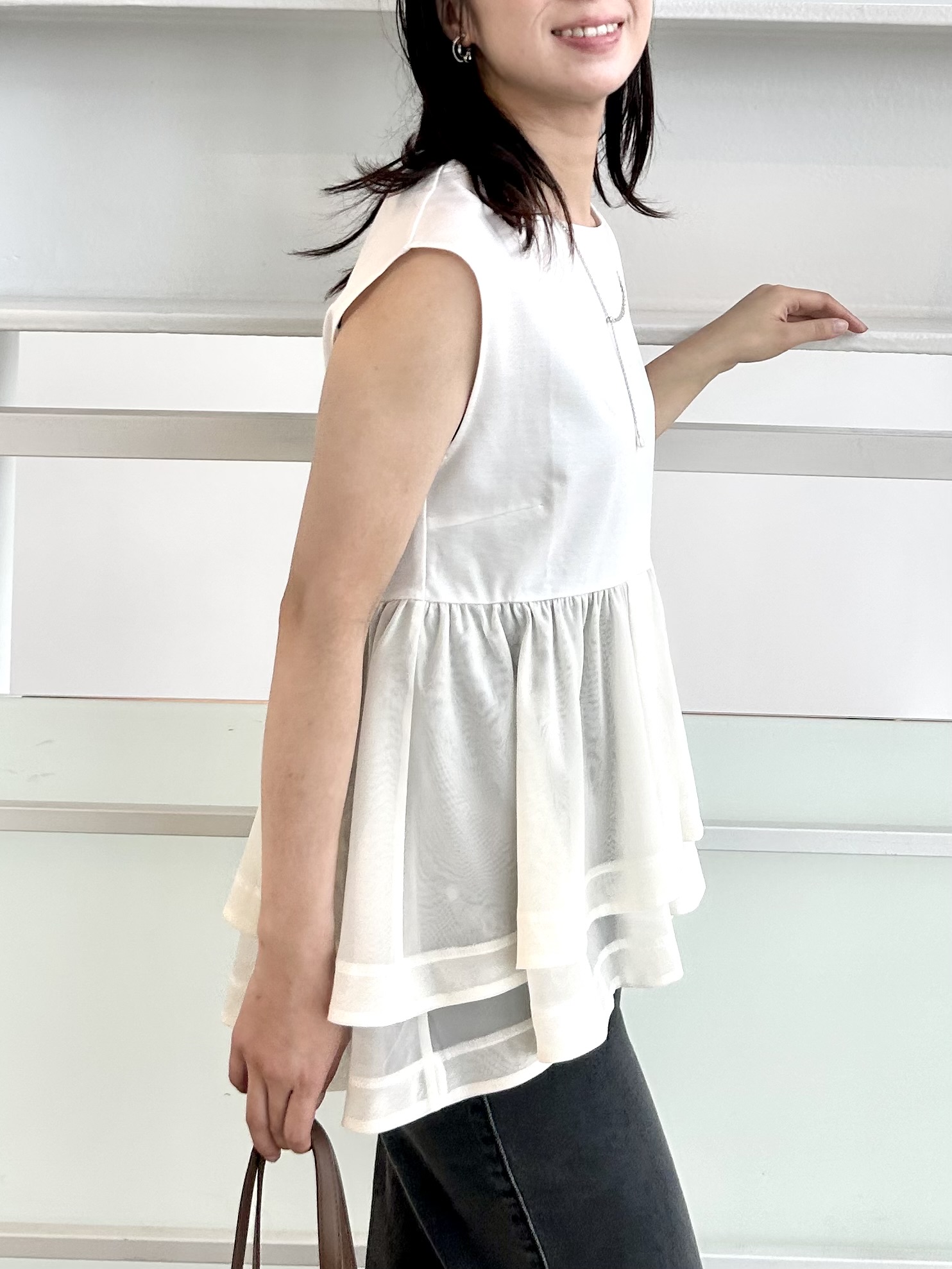 RINAさんの「index｜コルク厚底サンダル」を使ったコーディネート