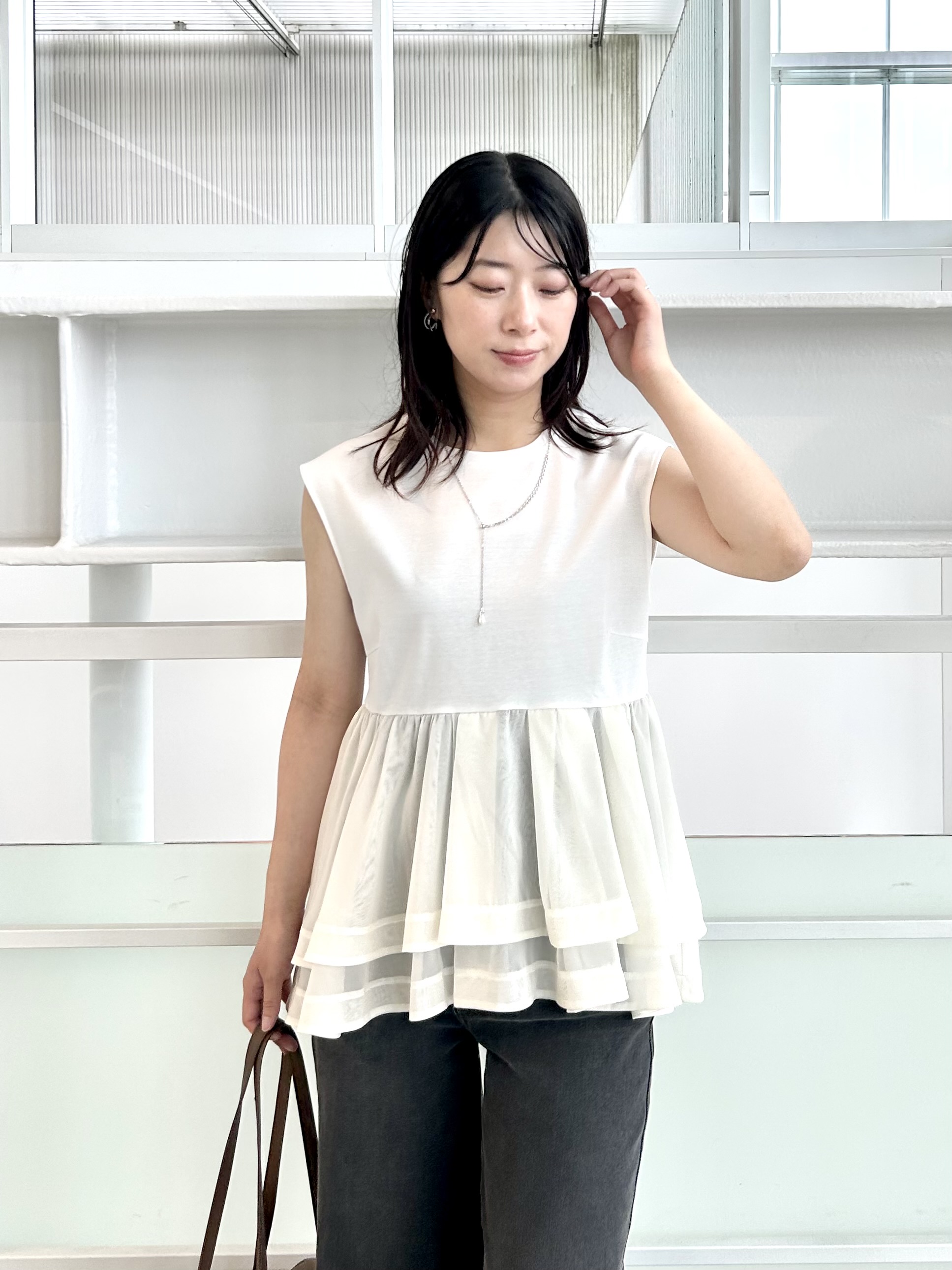 RINAさんの「index｜コルク厚底サンダル」を使ったコーディネート