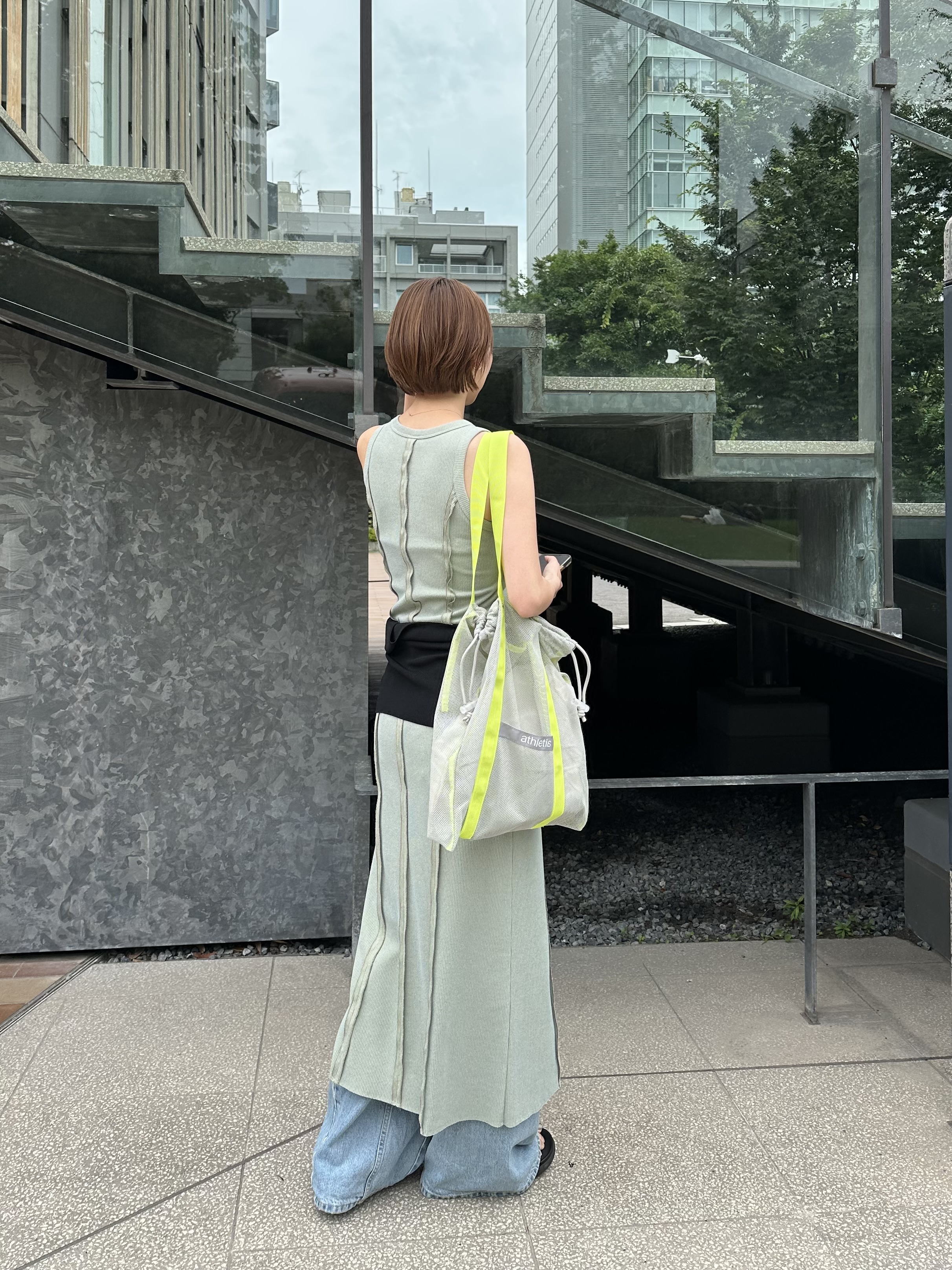 harunaさんの「CODE A｜Jersey dress」を使ったコーディネート