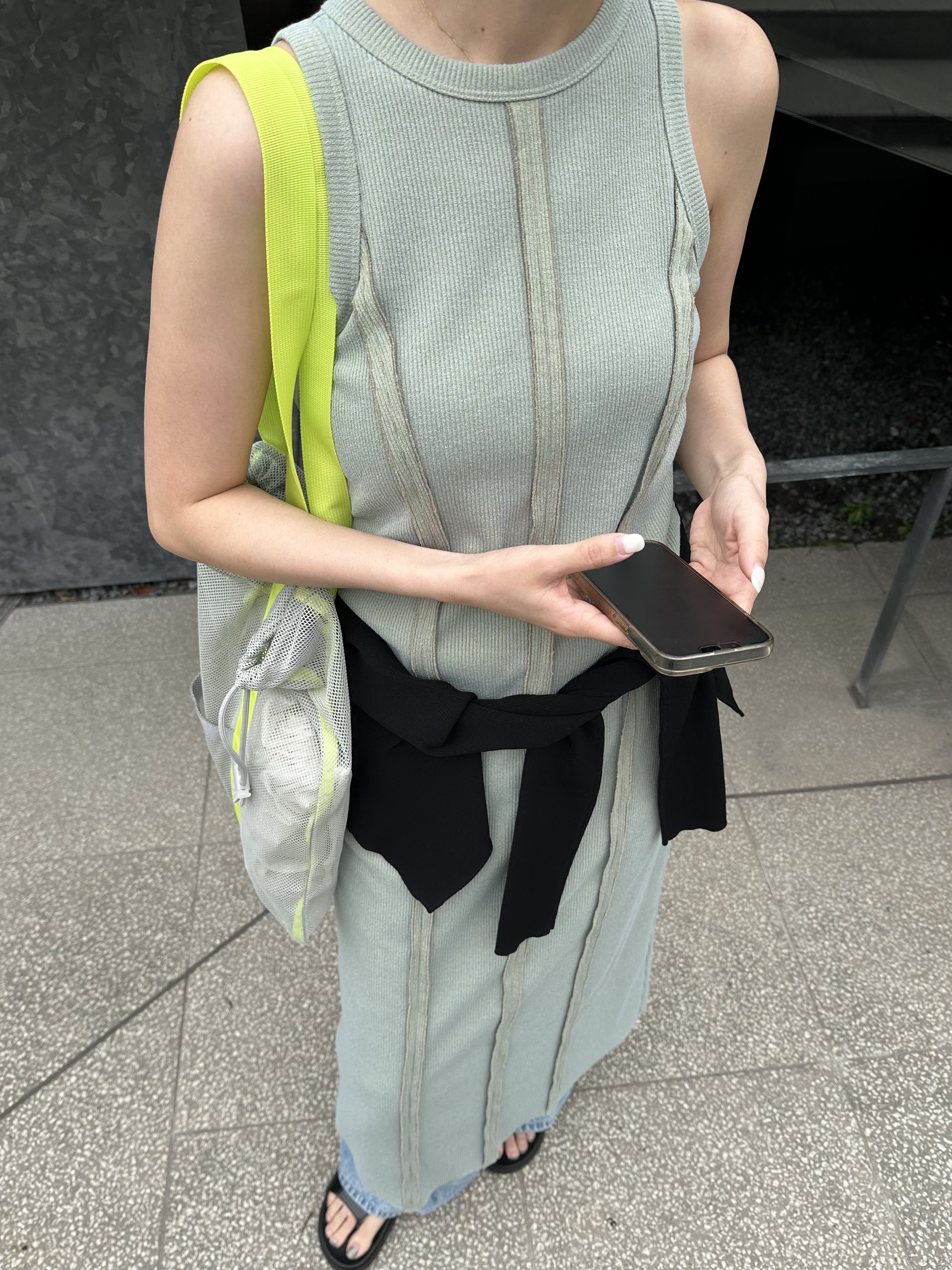 harunaさんの「CODE A｜Jersey dress」を使ったコーディネート