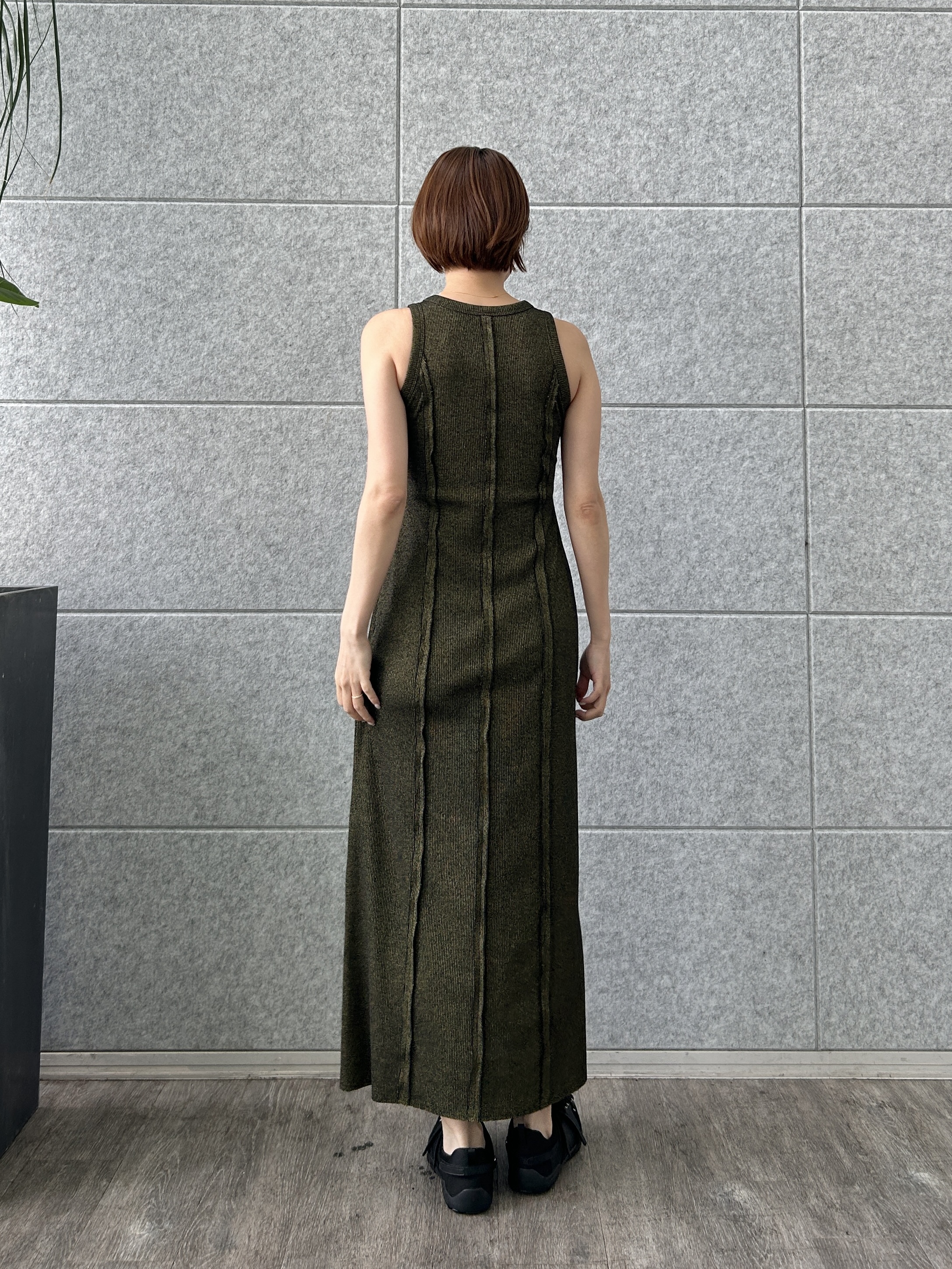 harunaさんの「CODE A｜【Cup-in】Jersey dress」を使ったコーディネート