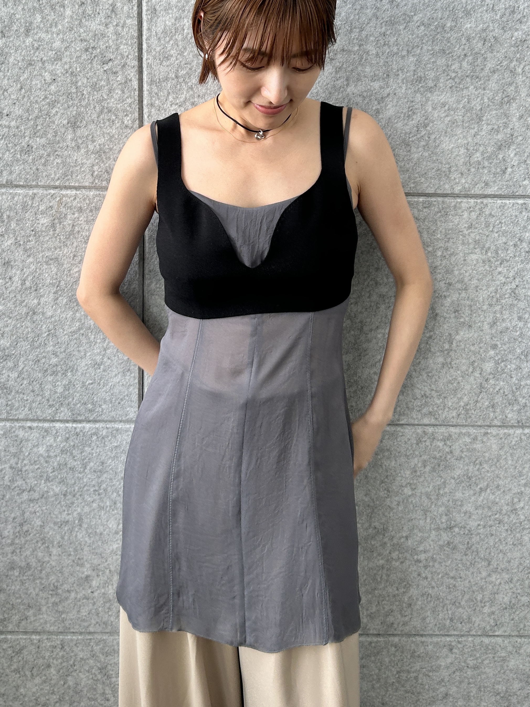 harunaさんの「CODE A｜zip wide pants」を使ったコーディネート