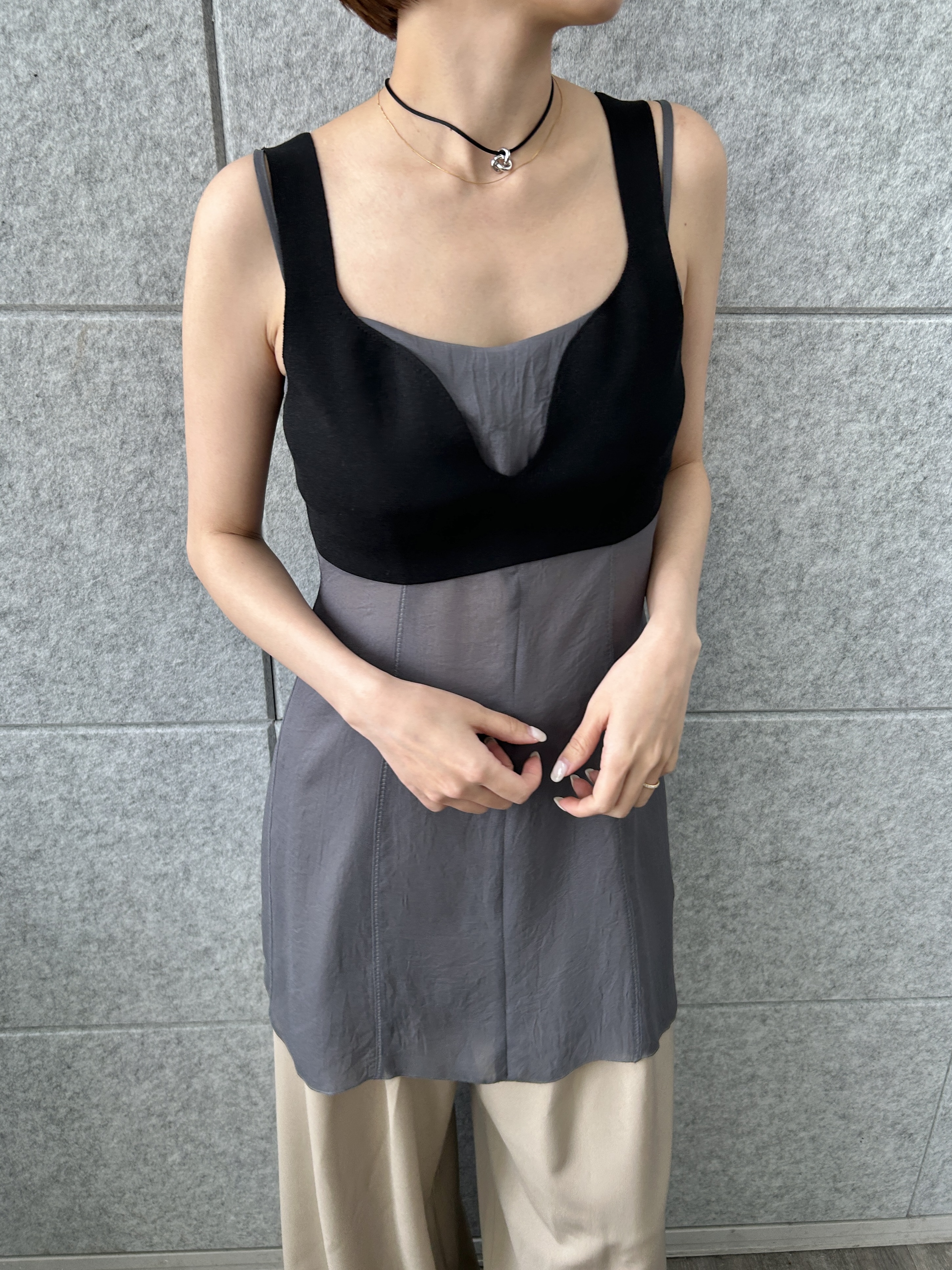 harunaさんの「CODE A｜zip wide pants」を使ったコーディネート