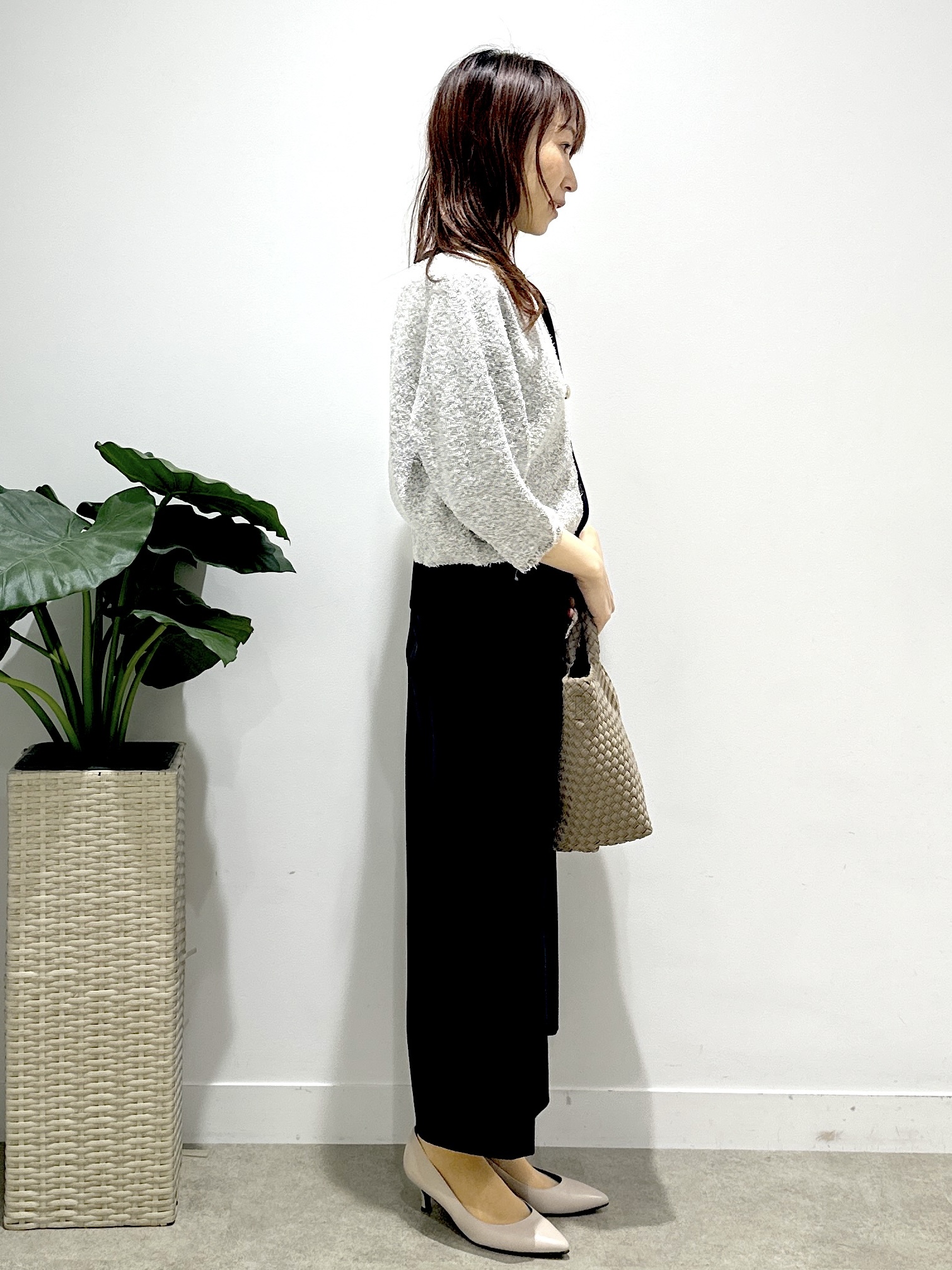 Miwaさんの「UNTITLED｜トリコットシアーブラウス」を使ったコーディネート