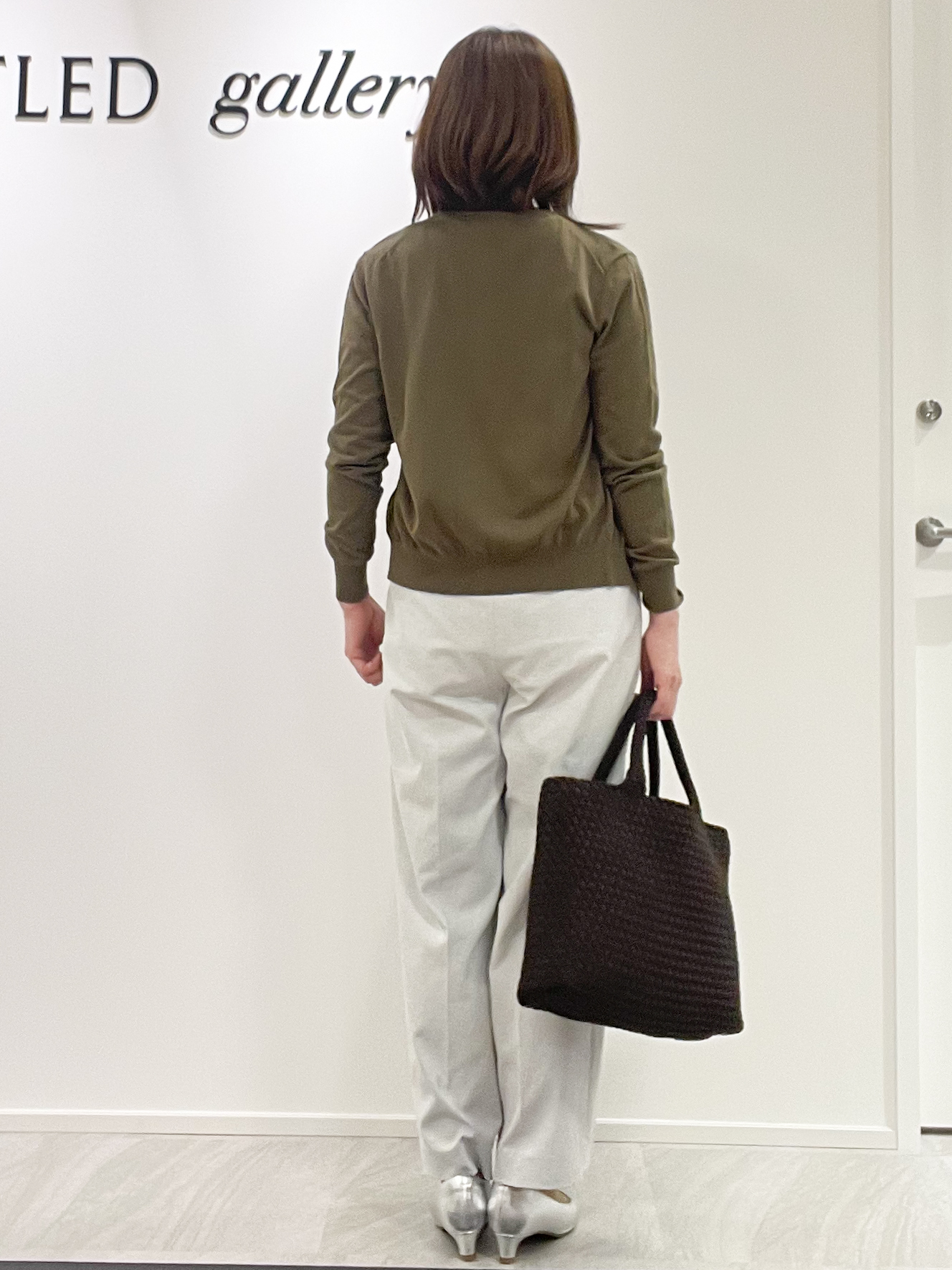 めいさんの「UNTITLED｜【9色展開/アンサンブル可】コットンクルーネックカーディガン」を使ったコーディネート