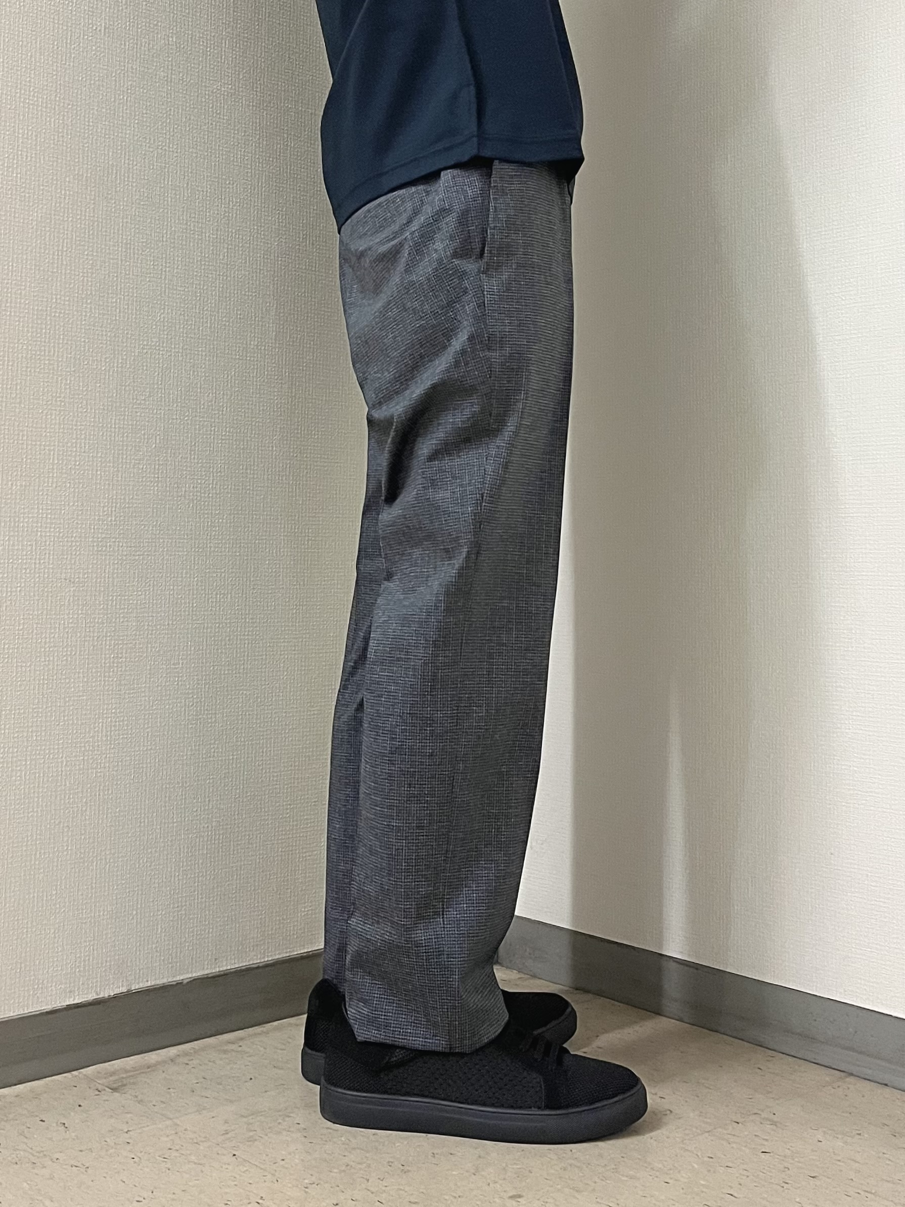 URAさんの「TAKEO KIKUCHI｜【通気性】ジャージ千鳥柄 ジャケット」を使ったコーディネート