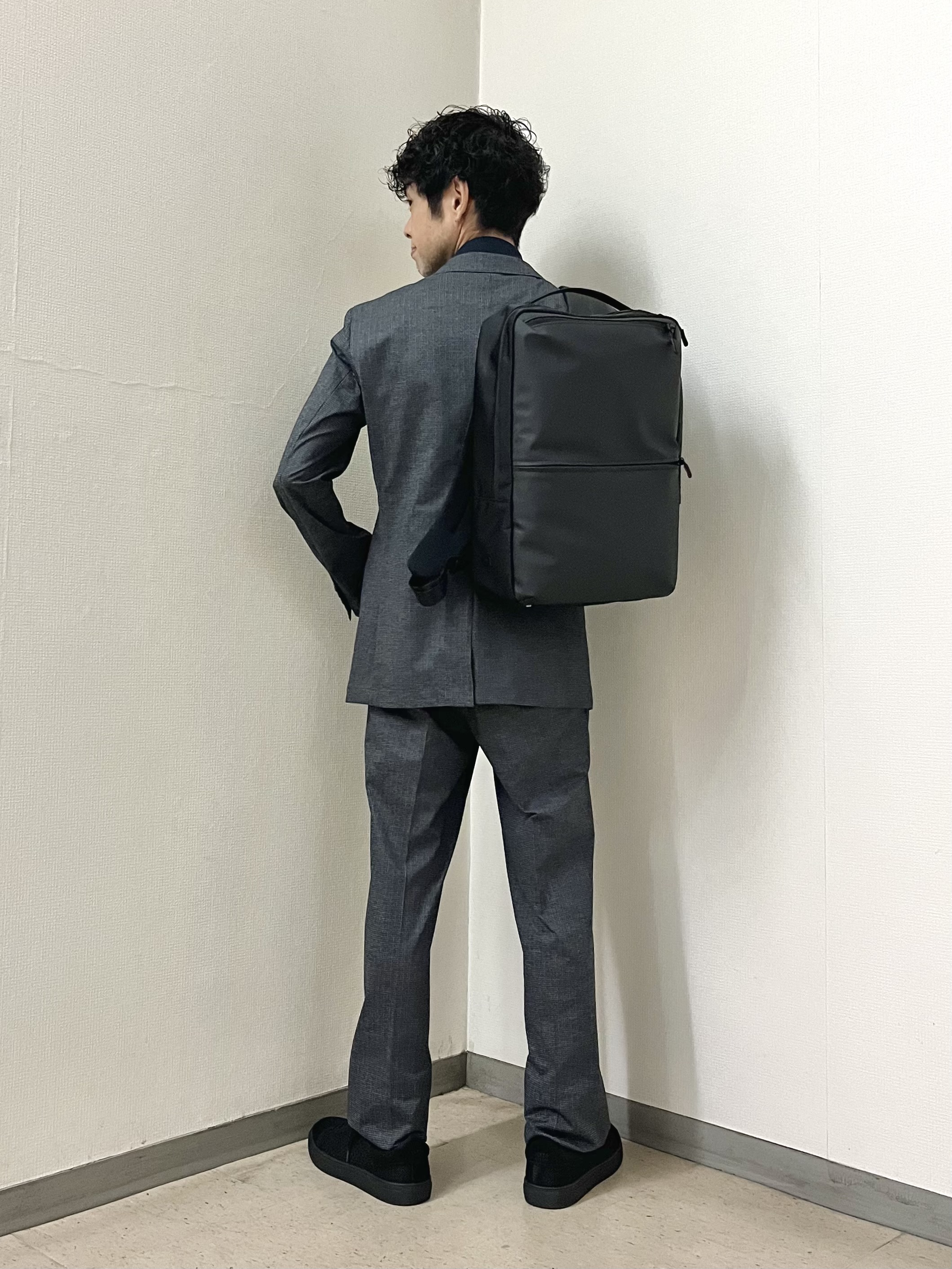 URAさんの「TAKEO KIKUCHI｜【通気性】ジャージ千鳥柄 ジャケット」を使ったコーディネート