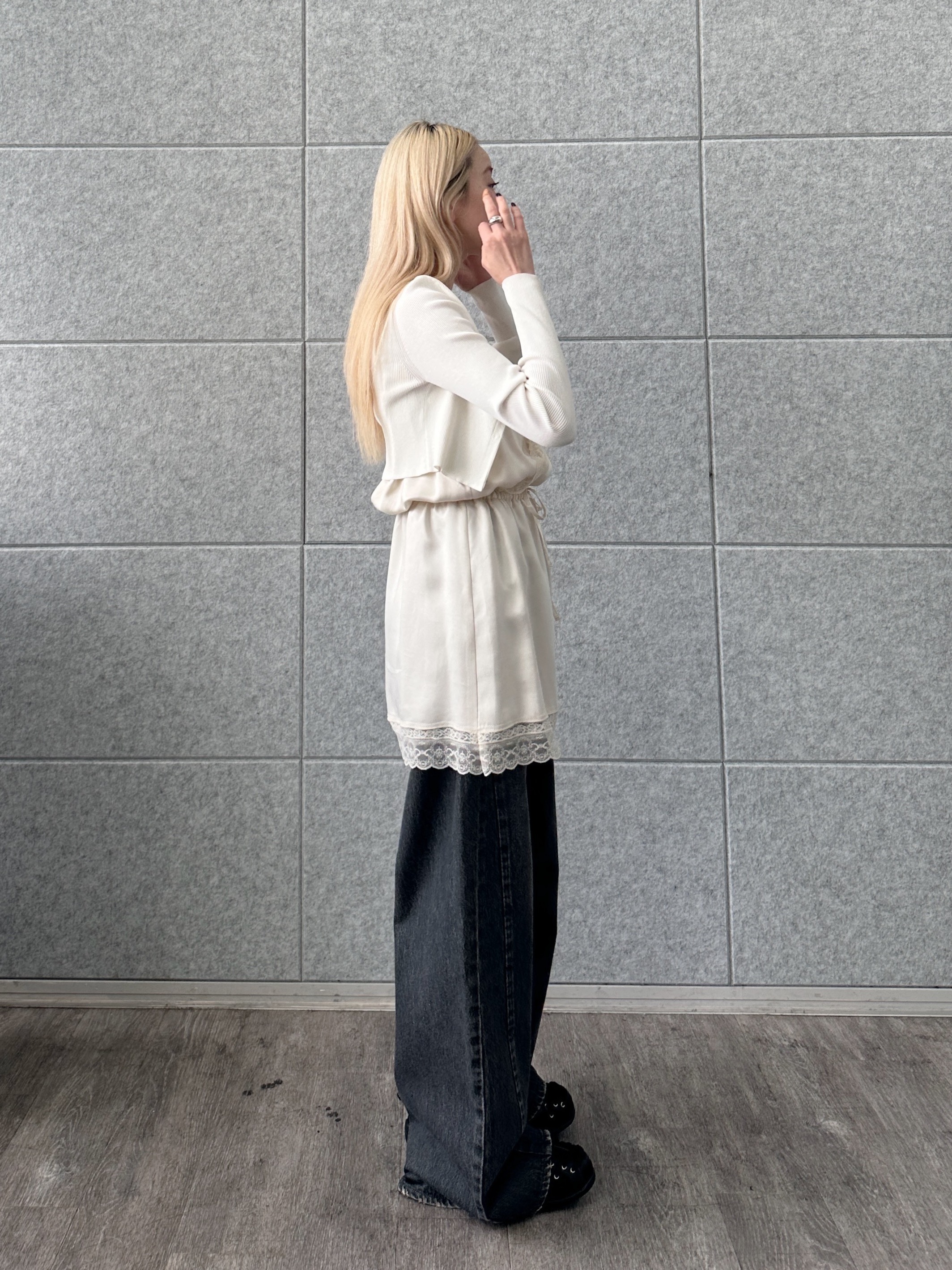 Buyer sakkoさんの「CODE A｜【Re】stretch hook cardigan」を使ったコーディネート