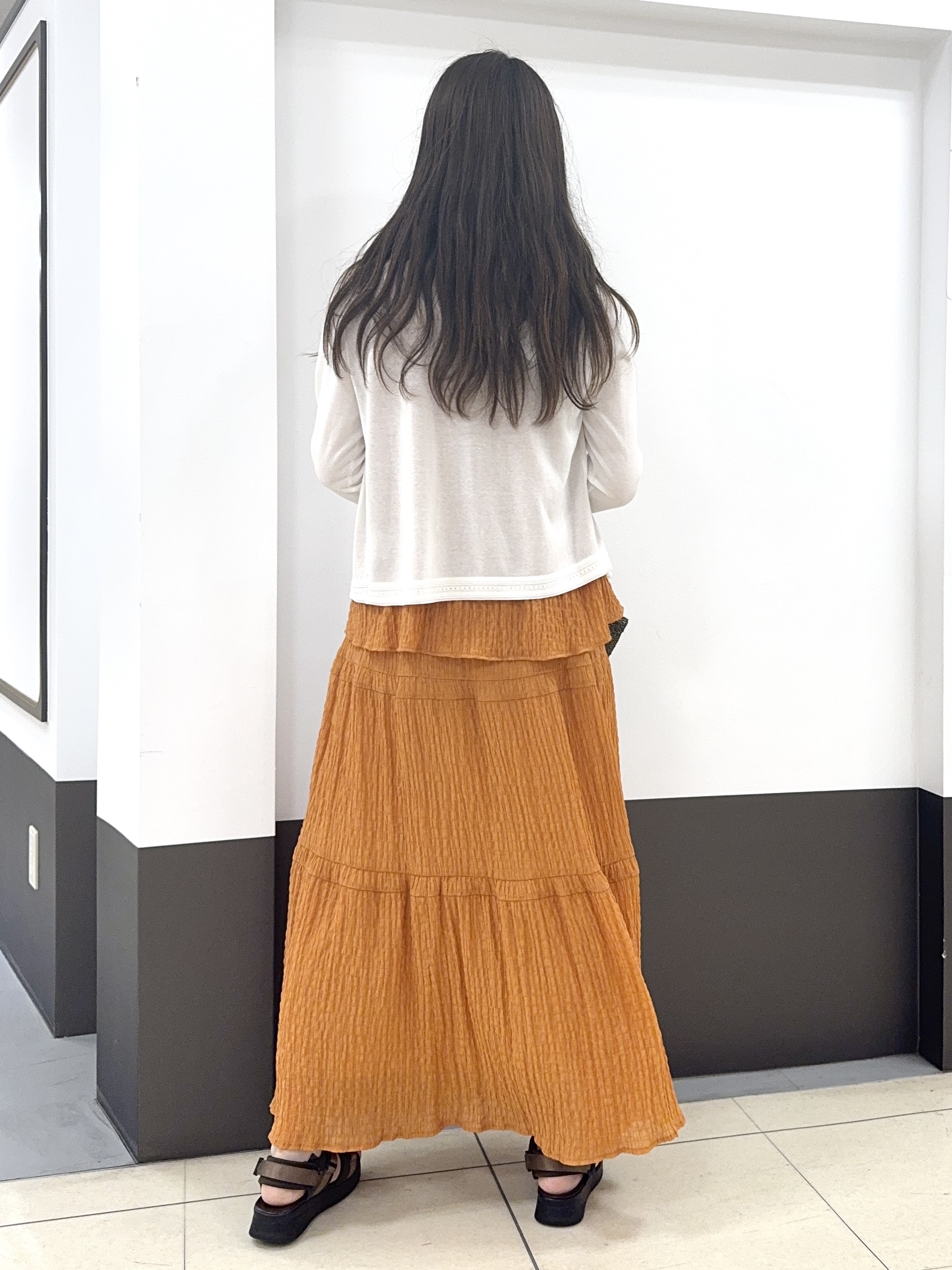 Nrinさんの「Reflect｜七分袖ニットカーディガン」を使ったコーディネート