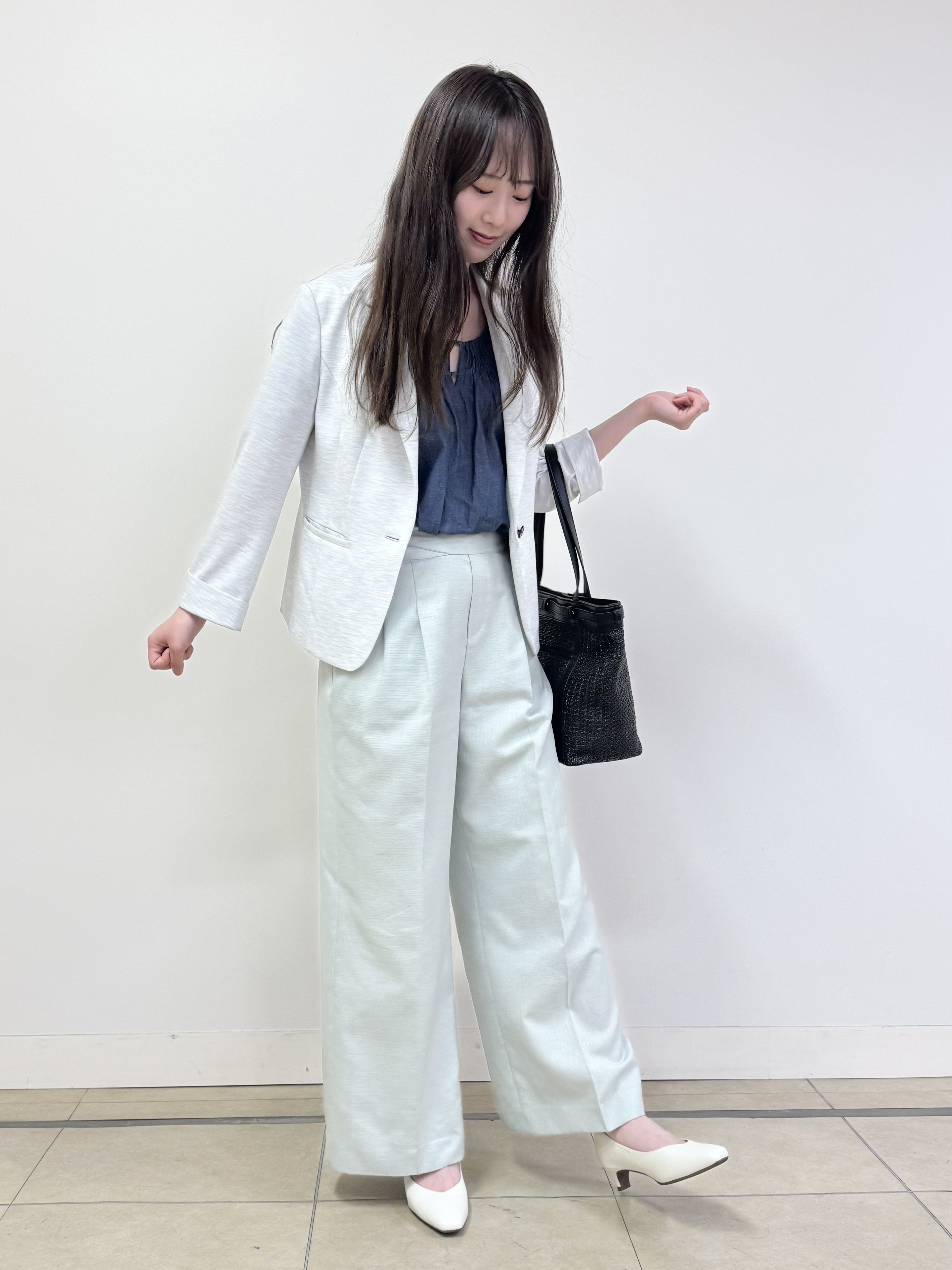 Nrinさんの「Reflect｜【SS-4Lサイズ／UVカット／接触冷感】匠ジャケット／ベーシックテーラード」を使ったコーディネート