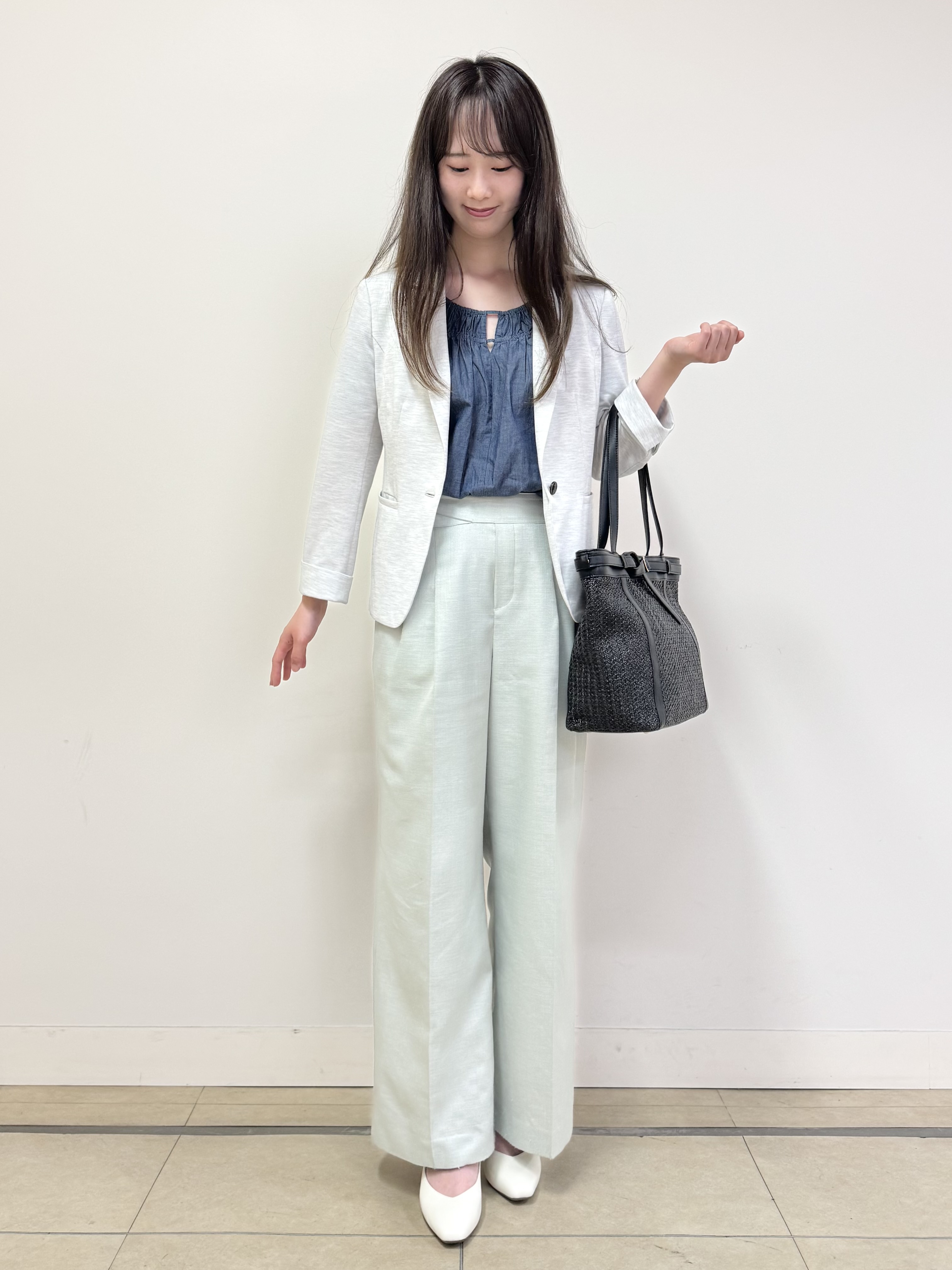 Nrinさんの「Reflect｜【SS-4Lサイズ／UVカット／接触冷感】匠ジャケット／ベーシックテーラード」を使ったコーディネート