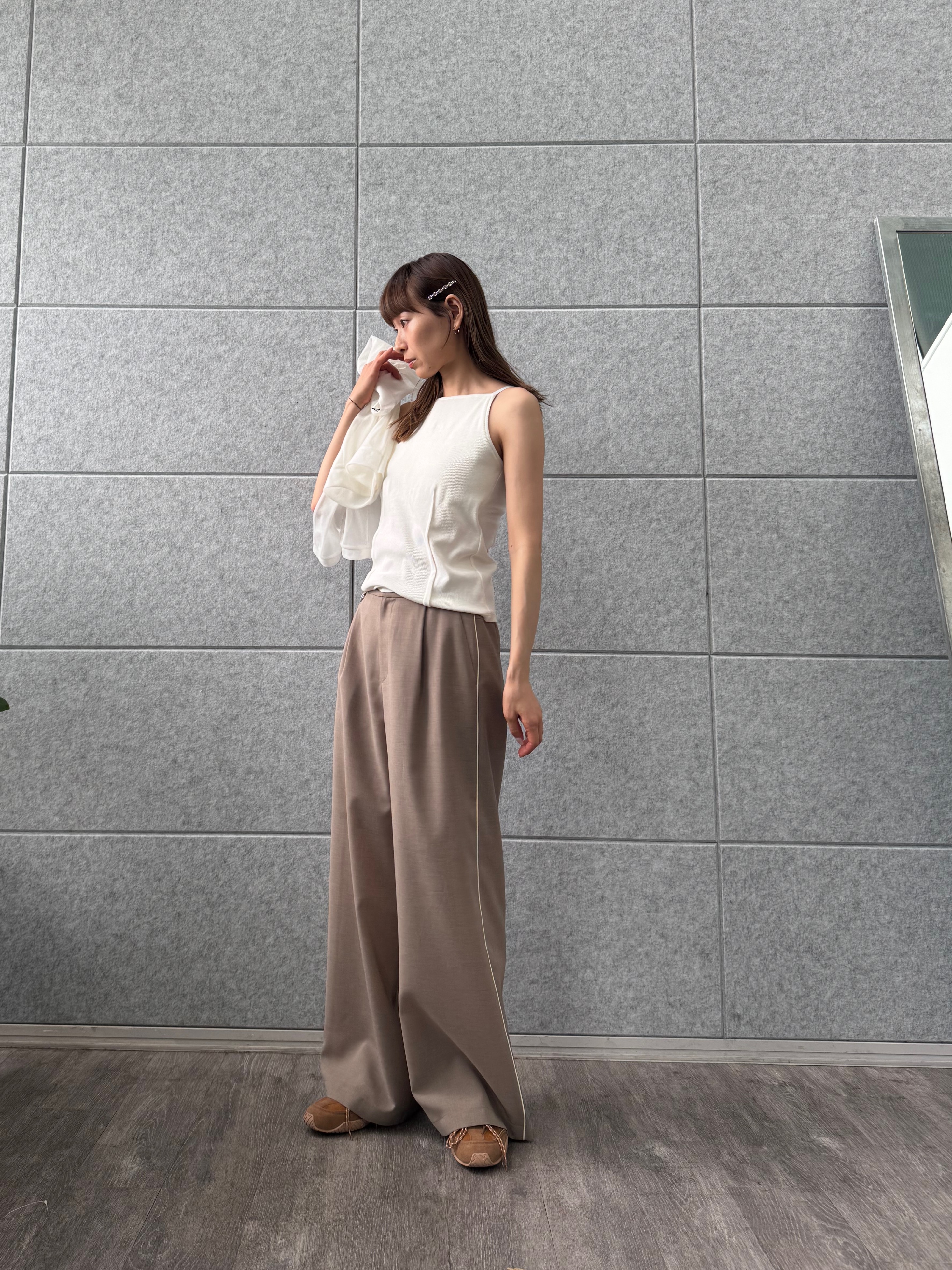 designer yukaさんの「CODE A｜sheer code easy pants」を使ったコーディネート