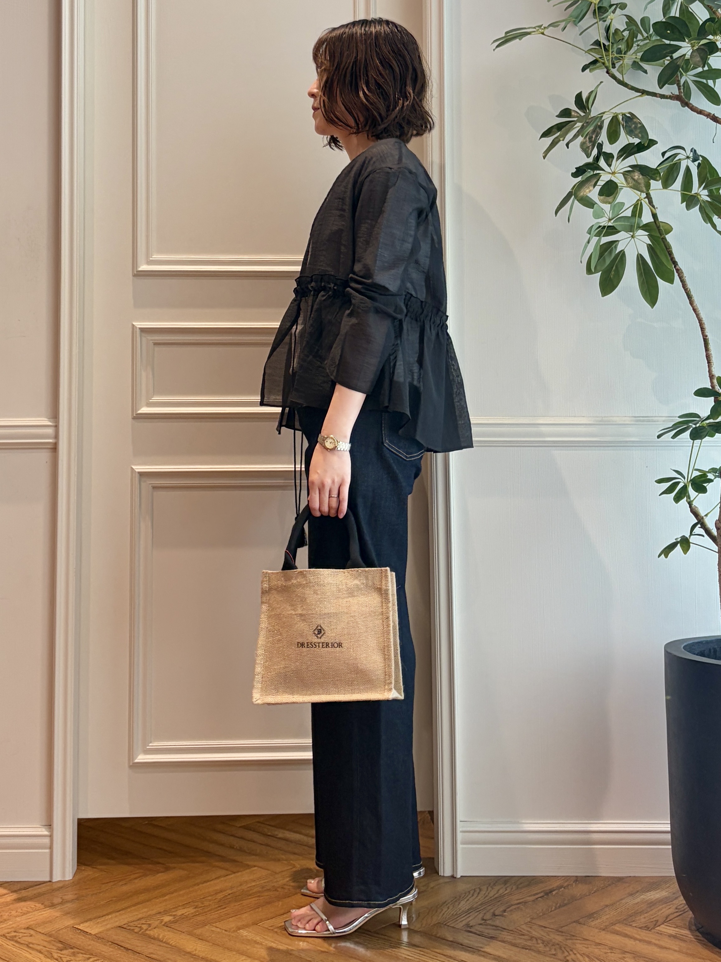 nakaoさんの「DRESSTERIOR｜【otonaMUSE5月号掲載】スキニーベルトサンダル」を使ったコーディネート