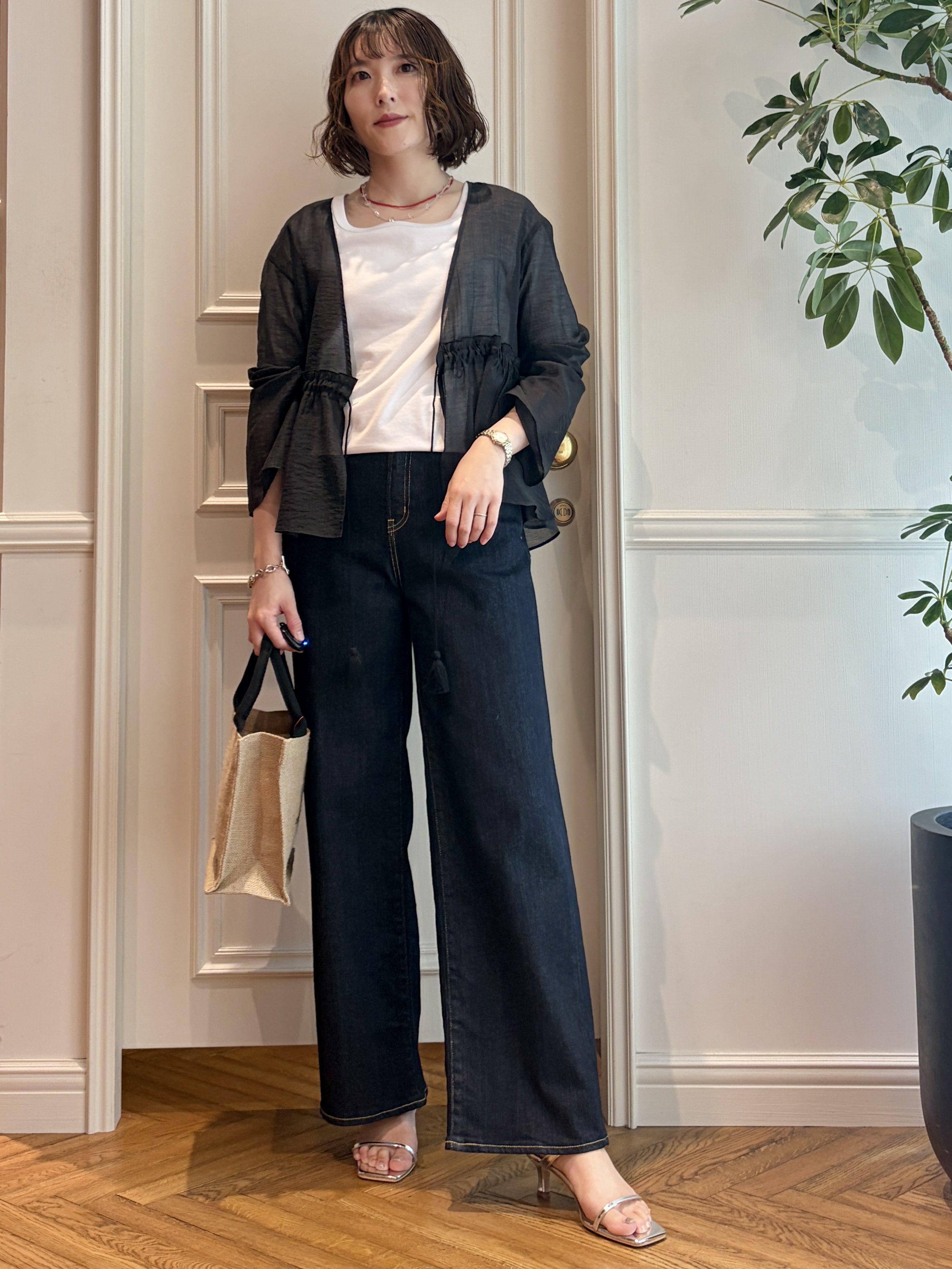 nakaoさんの「DRESSTERIOR｜【otonaMUSE5月号掲載】スキニーベルトサンダル」を使ったコーディネート