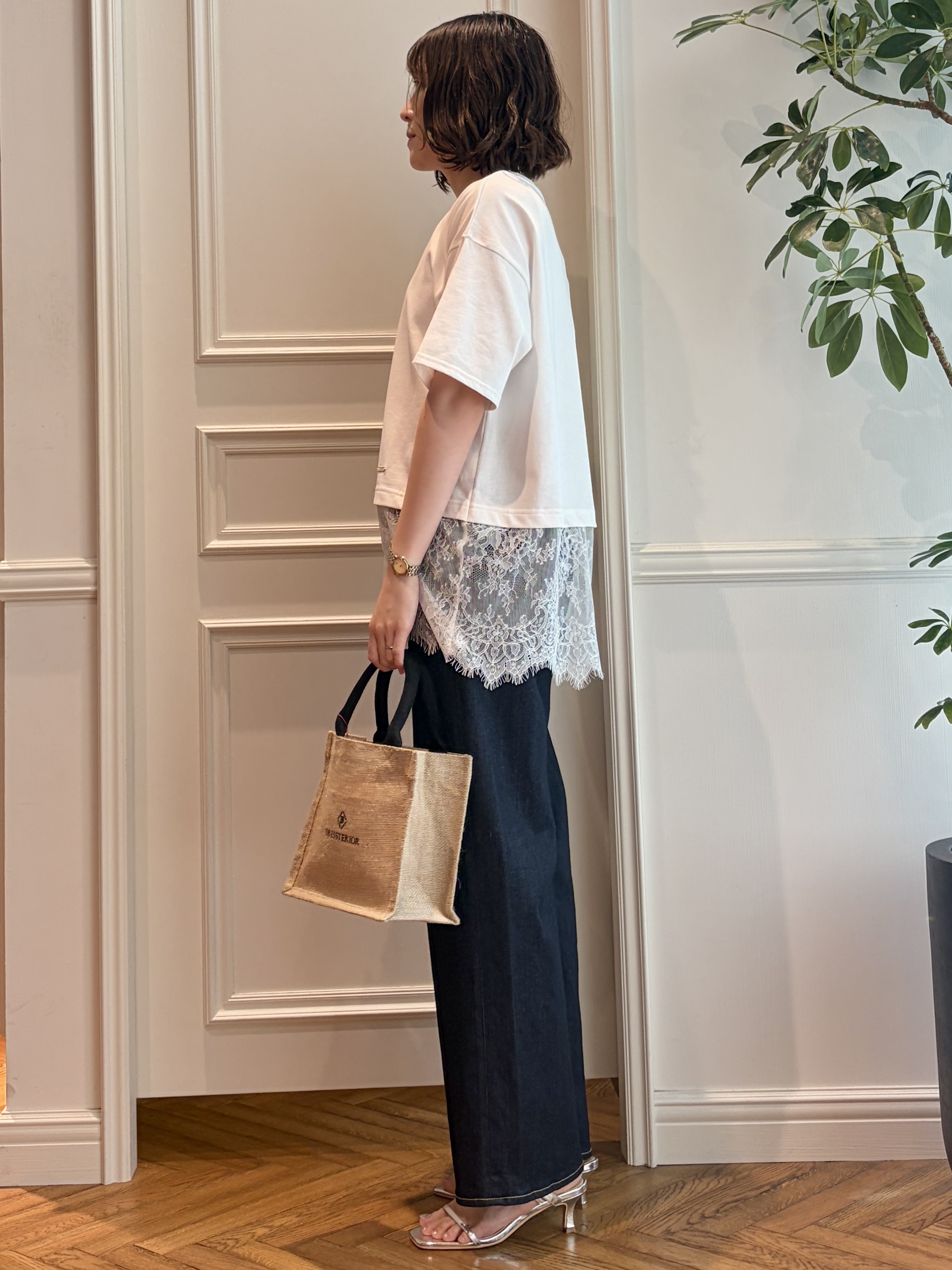 nakaoさんの「DRESSTERIOR｜【otonaMUSE5月号掲載】スキニーベルトサンダル」を使ったコーディネート