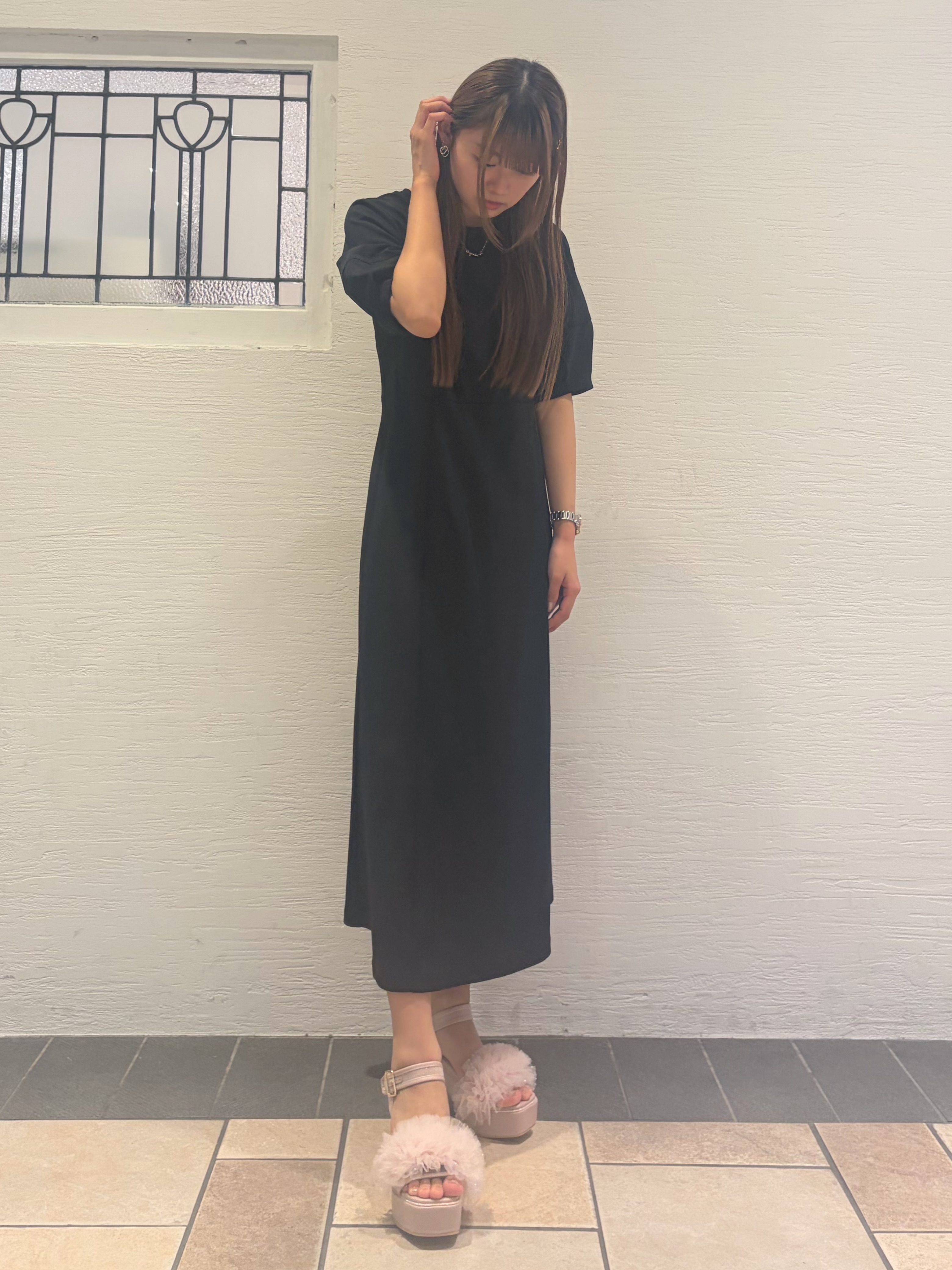 suzuhaさんの「ESPERANZA｜【ナチュ盛り／サンダル】2WAYフリルナチュ盛りサンダル」を使ったコーディネート