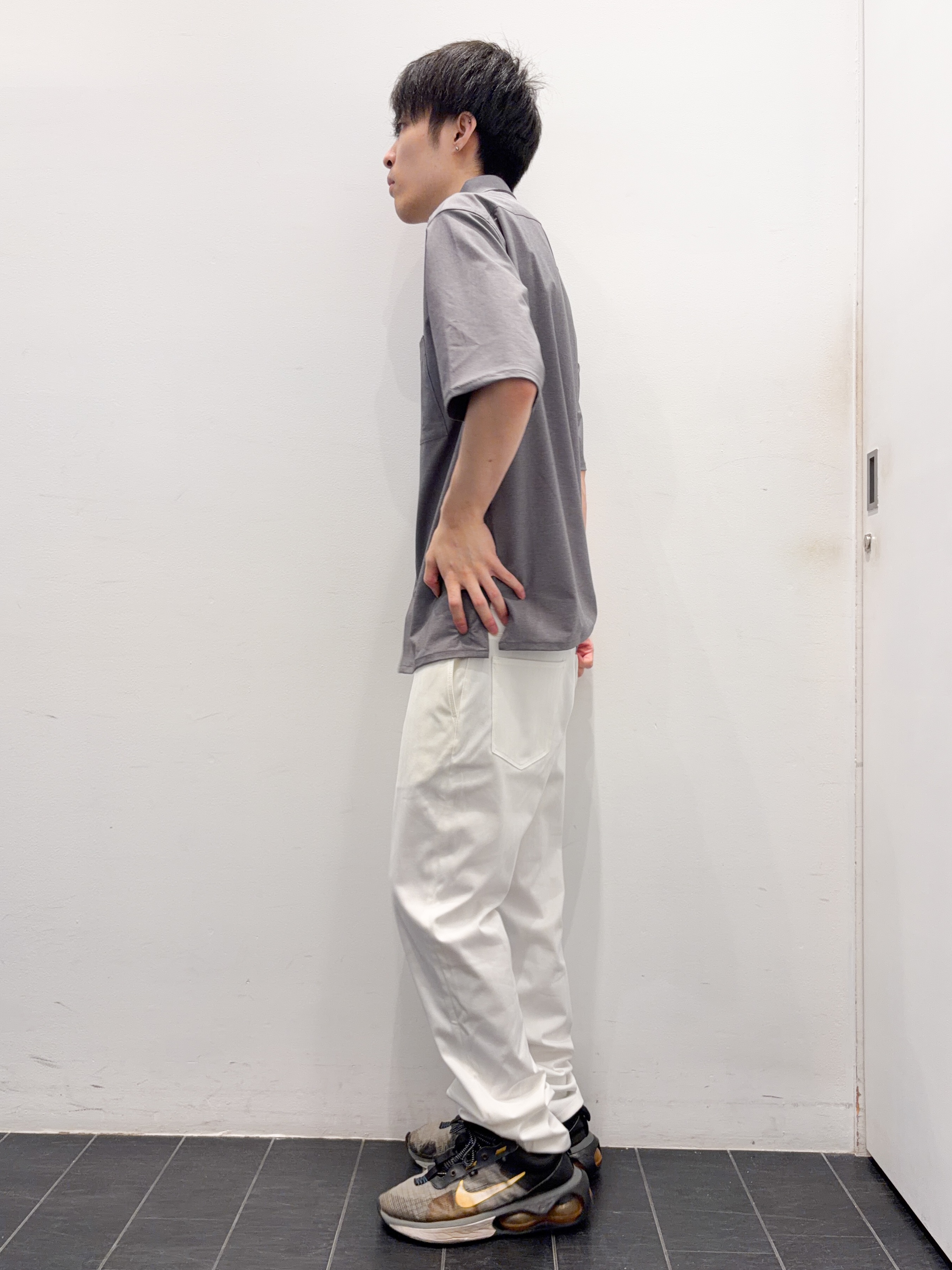 ちびちゃんさんの「THE SHOP TK｜クールウェザー 半袖シャツ 接触冷感／洗濯機OK／セットアップ可」を使ったコーディネート
