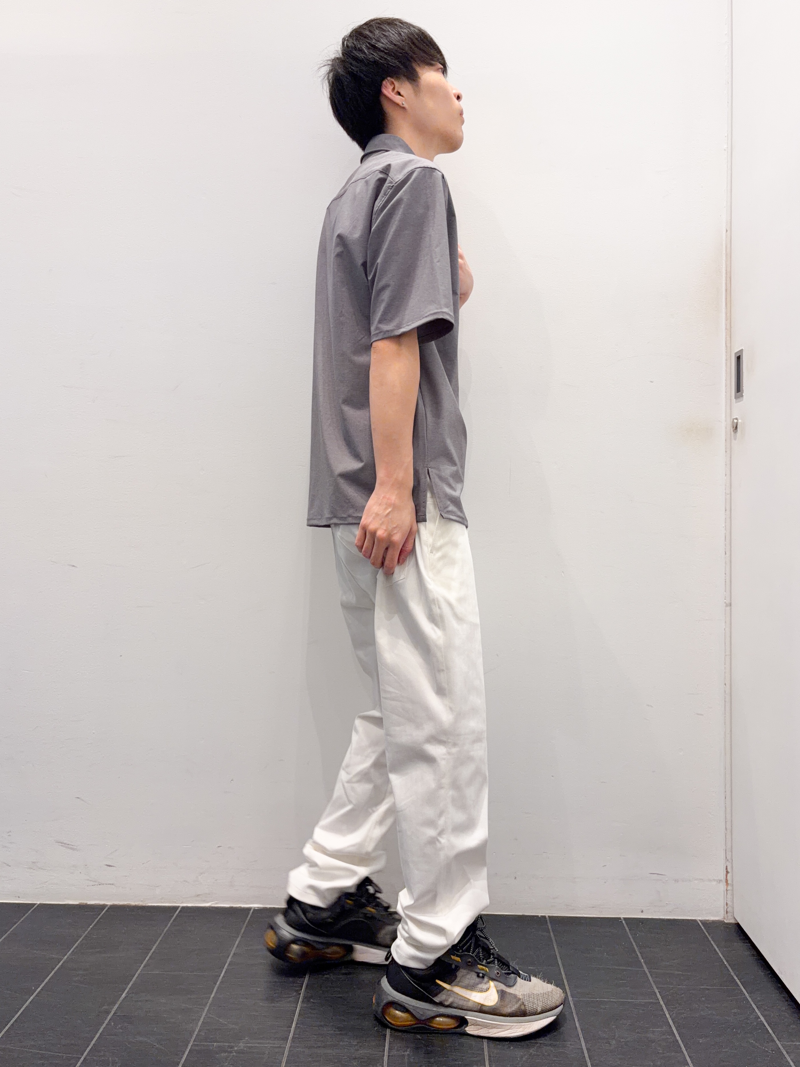 ちびちゃんさんの「THE SHOP TK｜クールウェザー 半袖シャツ 接触冷感／洗濯機OK／セットアップ可」を使ったコーディネート