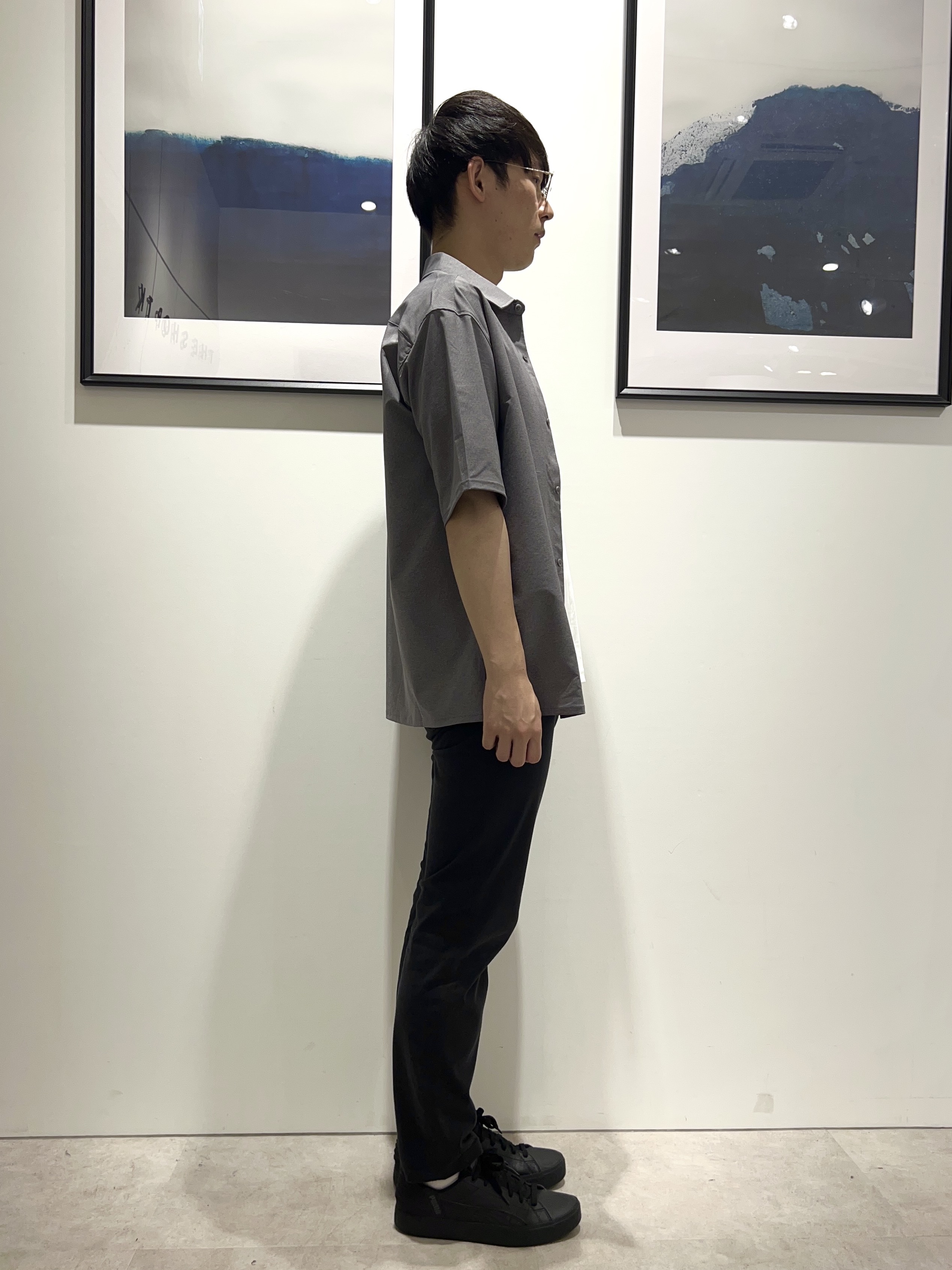 。さんの「THE SHOP TK｜クールウェザー 半袖シャツ 接触冷感／洗濯機OK／セットアップ可」を使ったコーディネート