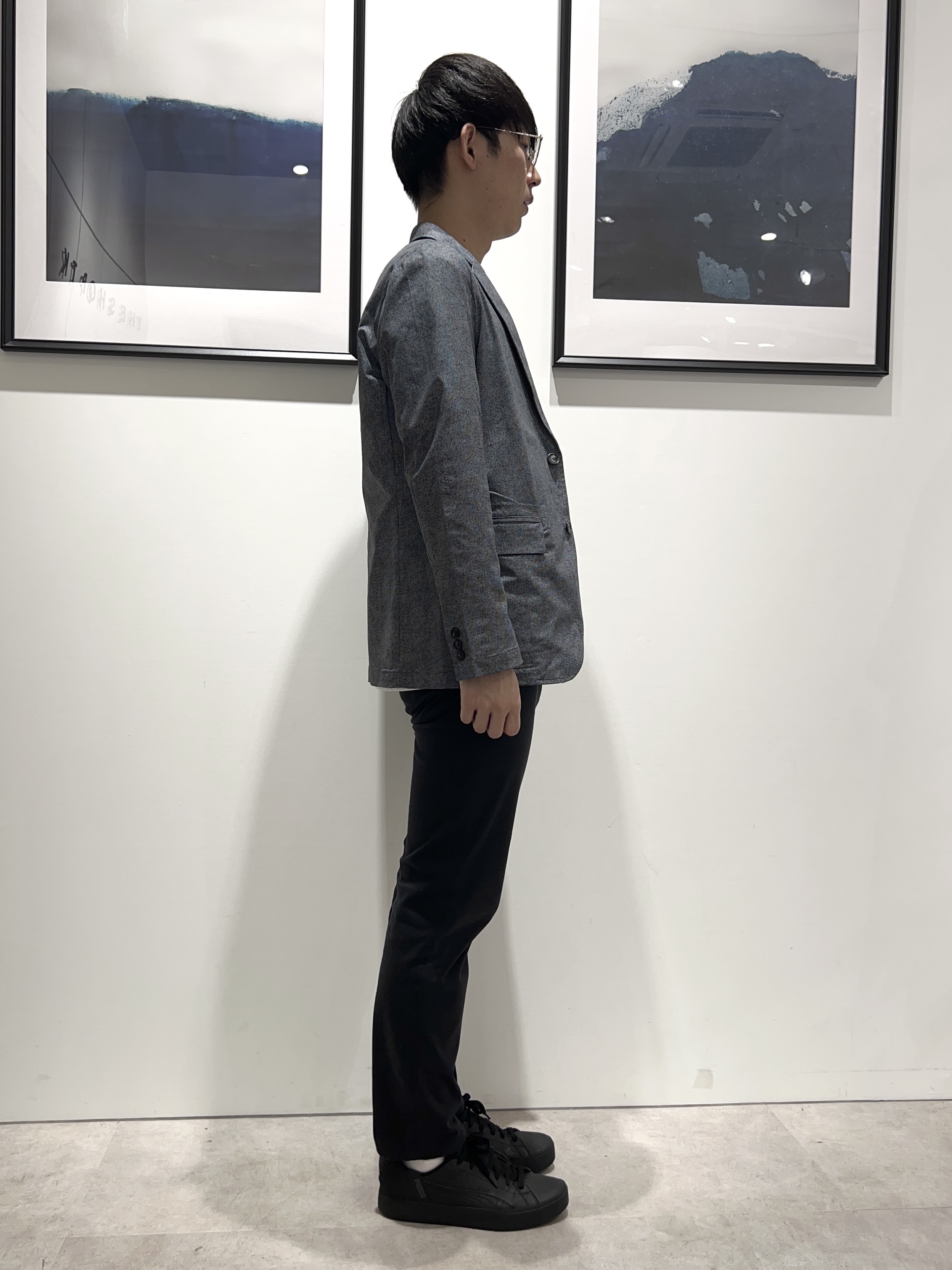 。さんの「THE SHOP TK｜スマートムーブメッシュバーズアイジャケット【軽量/洗濯機OK/セットアップ可】」を使ったコーディネート
