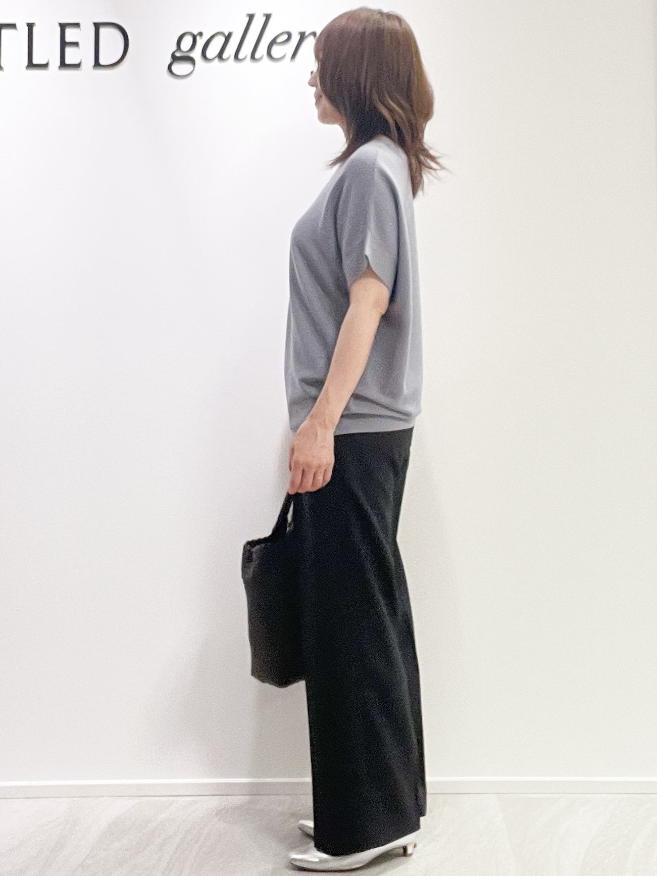 めいさんの「UNTITLED｜【11色展開/体型カバー】前後2WAYフレンチスリーブニット」を使ったコーディネート